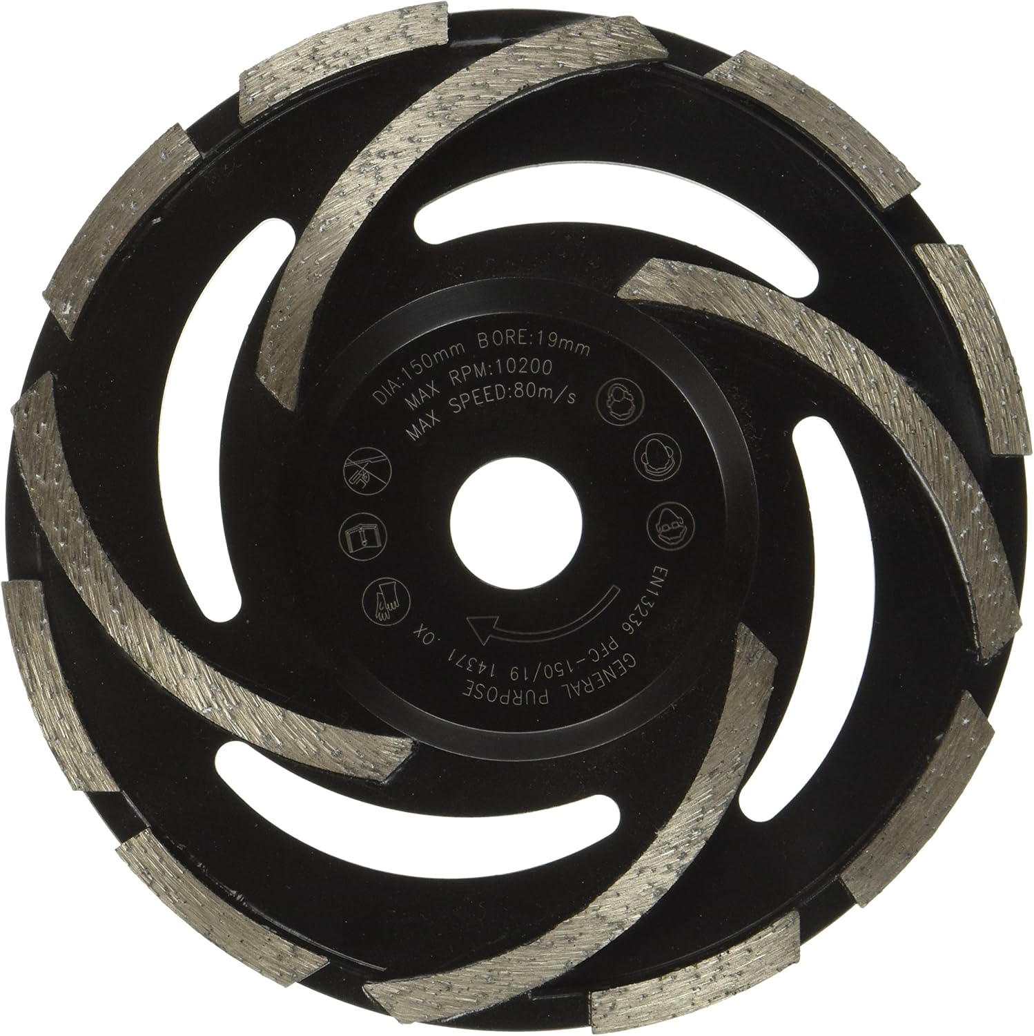 Spectrum Ultimate Fan Cup Grinding Disc - 150/19mm, Ox