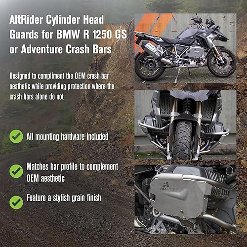 Miniatura 3 de Protectores de culata compatibles con las barras de choque OEM de BMW R 1250 GS/Adv