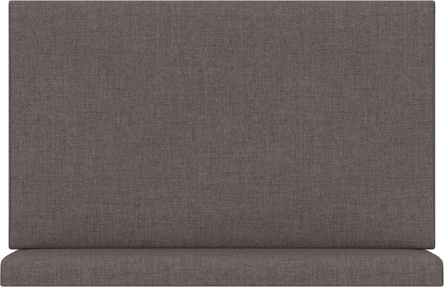 Jaxx Panelist Modern Padded Headboard- Set of 2 Wall Mounted Panels (Each 22.5" x 38")- King Double Tall, Microvelvet Havana Brown