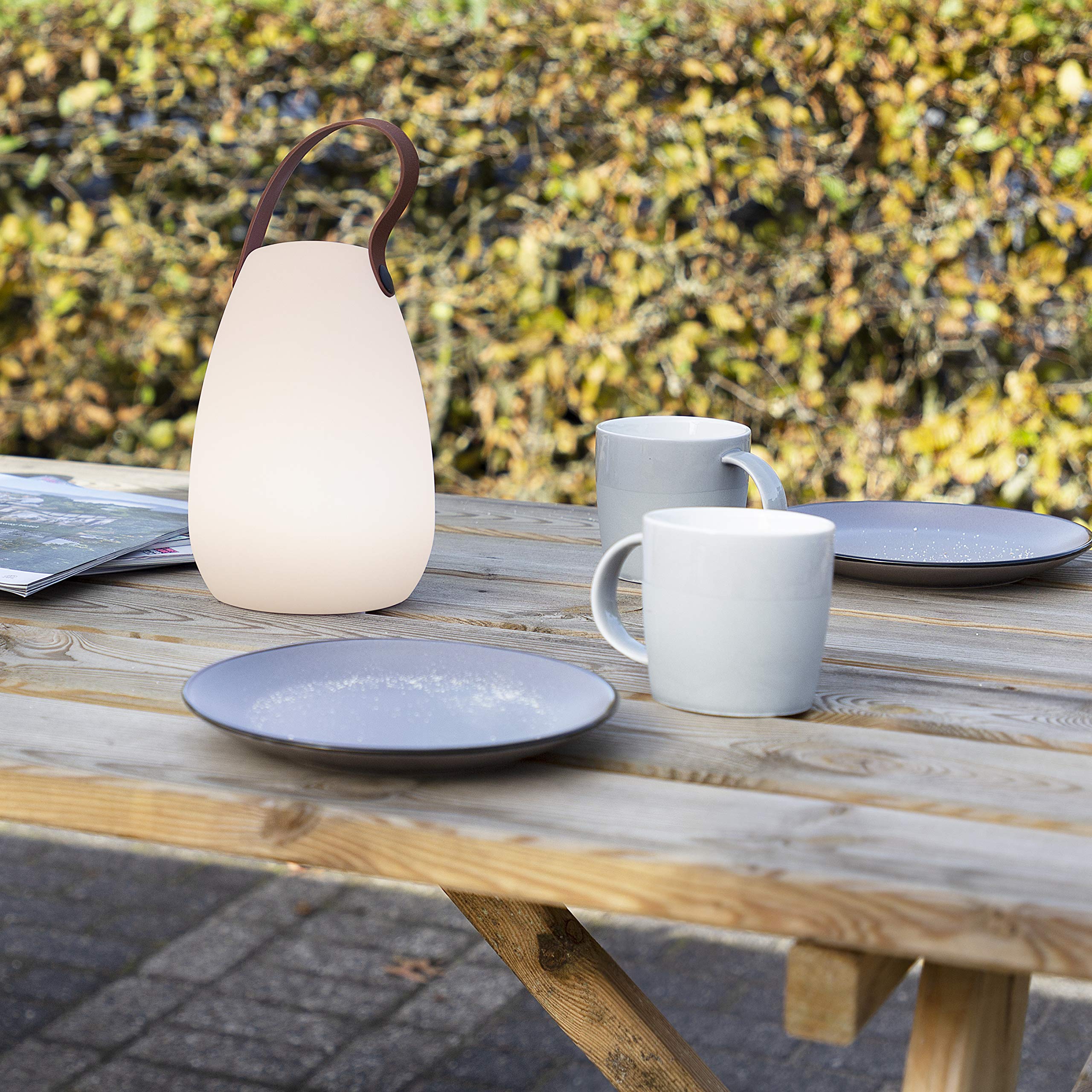 Smartwares Lampada da Tavolo Ricaricabile Multicolore OOO-50002, 7 colori, Adatta ad esterni, IP44