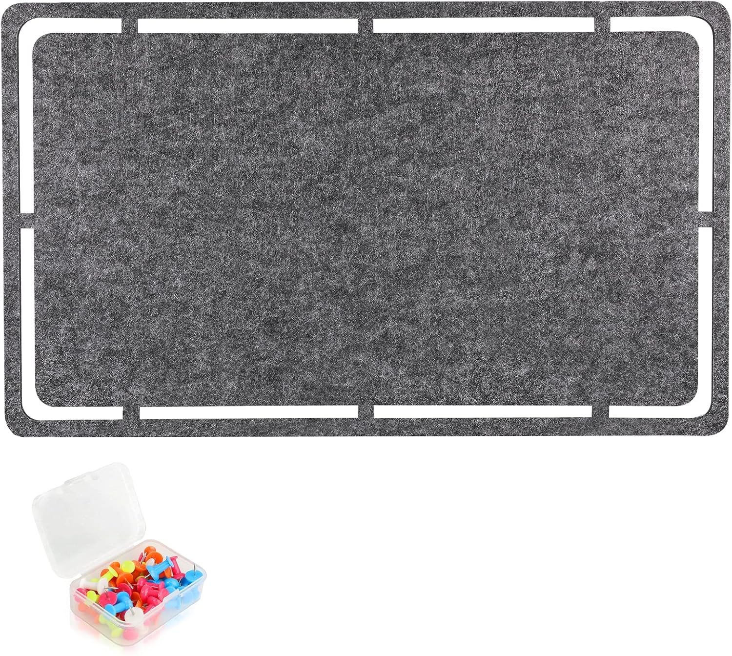 SEG Direct Large Felt Pin Board Wall Bulletin Board 72 cm x 44 cm, Memo