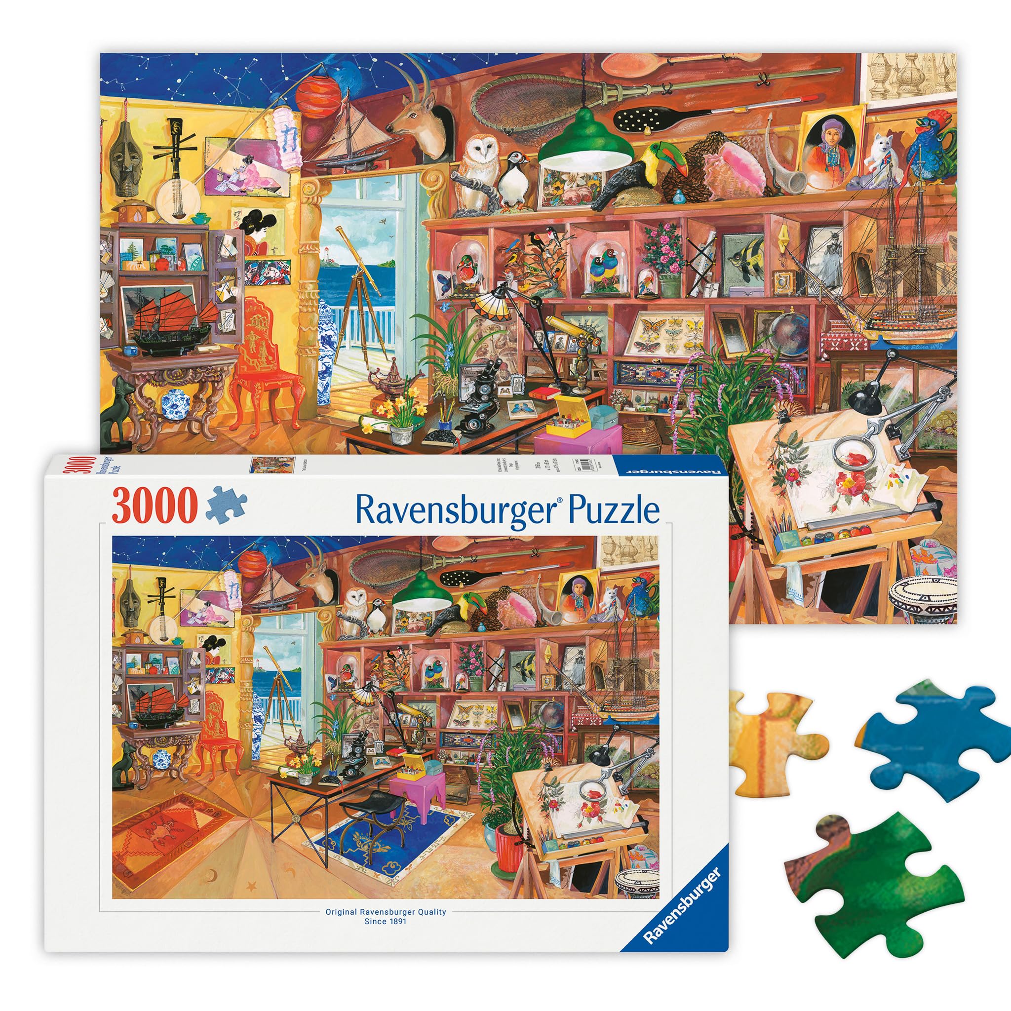 Ravensburger The Curious Collection 3000 Piece Jigsaw Puzzle for