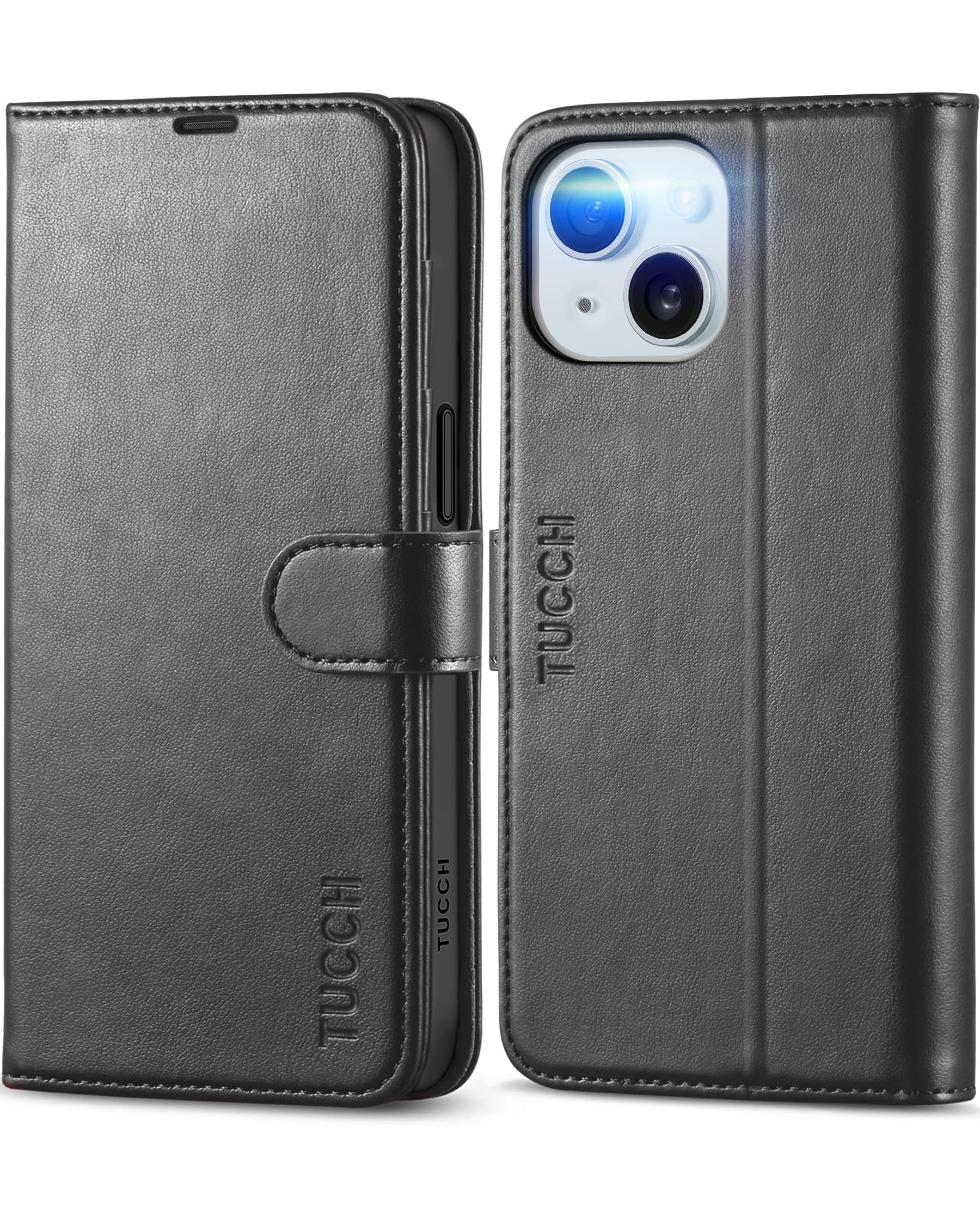 TUCCH Wallet Case for iPhone 15