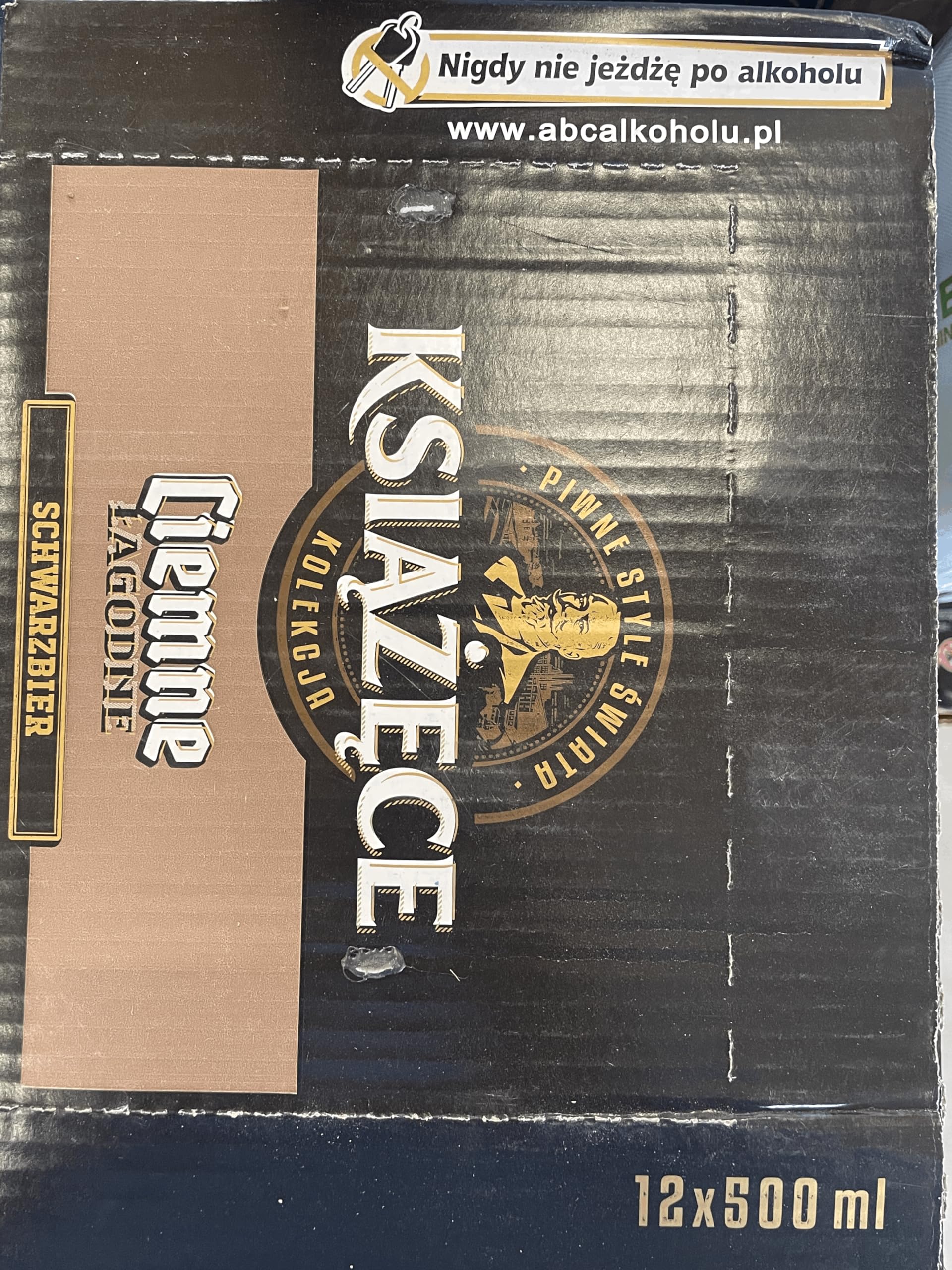 Książęce IPA Alkoholfrei 12 x 0,5l -Indian Pale Ale aus Polen mit 0,0% Vol.-Inklusive Haus der Biere Berlin Bierdeckel