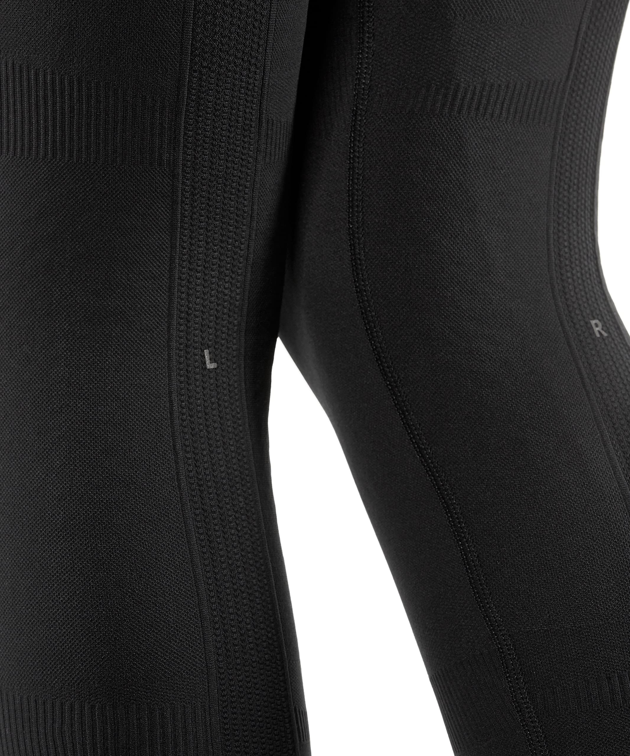 FALKE Pantalon Femme Cellulite Control Long W Ti fil fonctionnel 1 paire Noir Black 3000 S