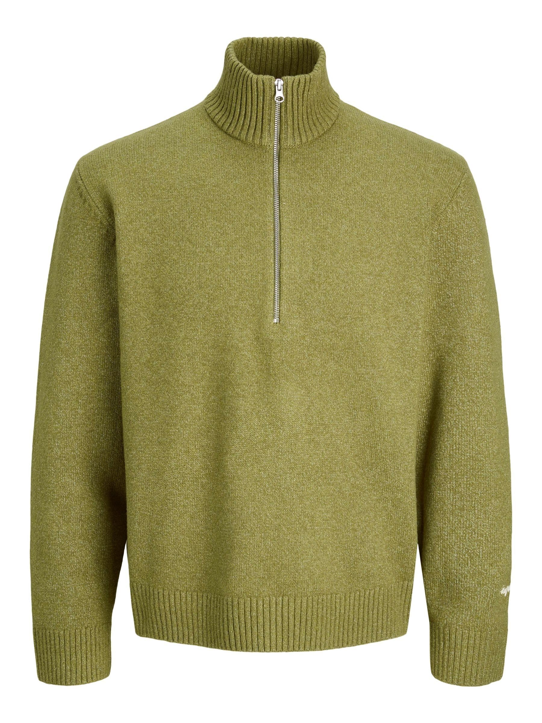 JACK & JONES Male Sweatshirt mit halbem Reißverschluss Sweatshirt mit halbem Reißverschluss