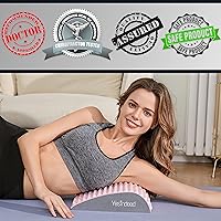 Vista 4 de Almohada estiradora de espalda – Alivio del dolor para la espalda baja, soporte lumbar, corrección de postura, ayuda para la ciática, diseño