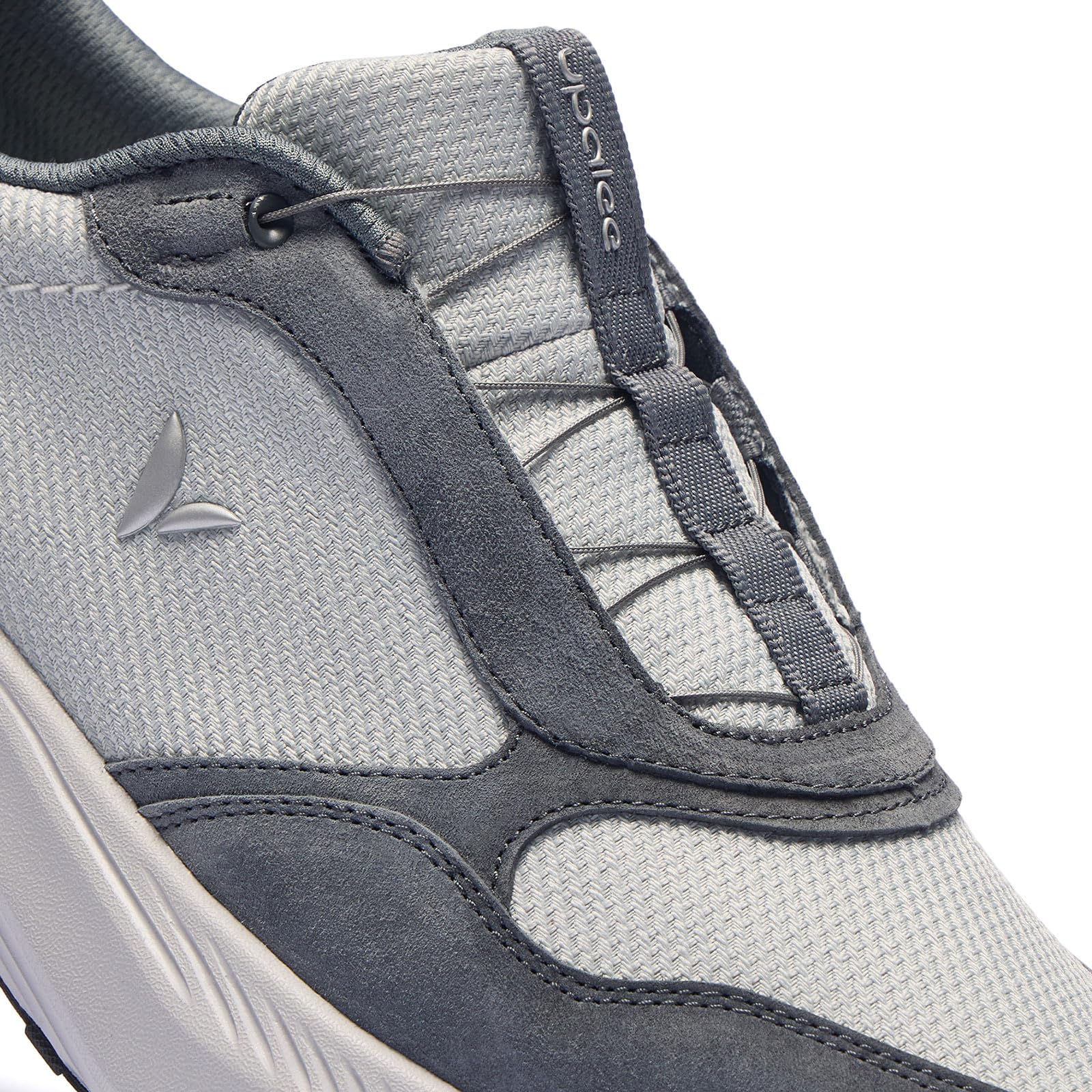 upalee Zerotie Herren-Schuhe, zum Reinschlüpfen, verstellbare Schnürung, kein Binden, Toledo-Serie
