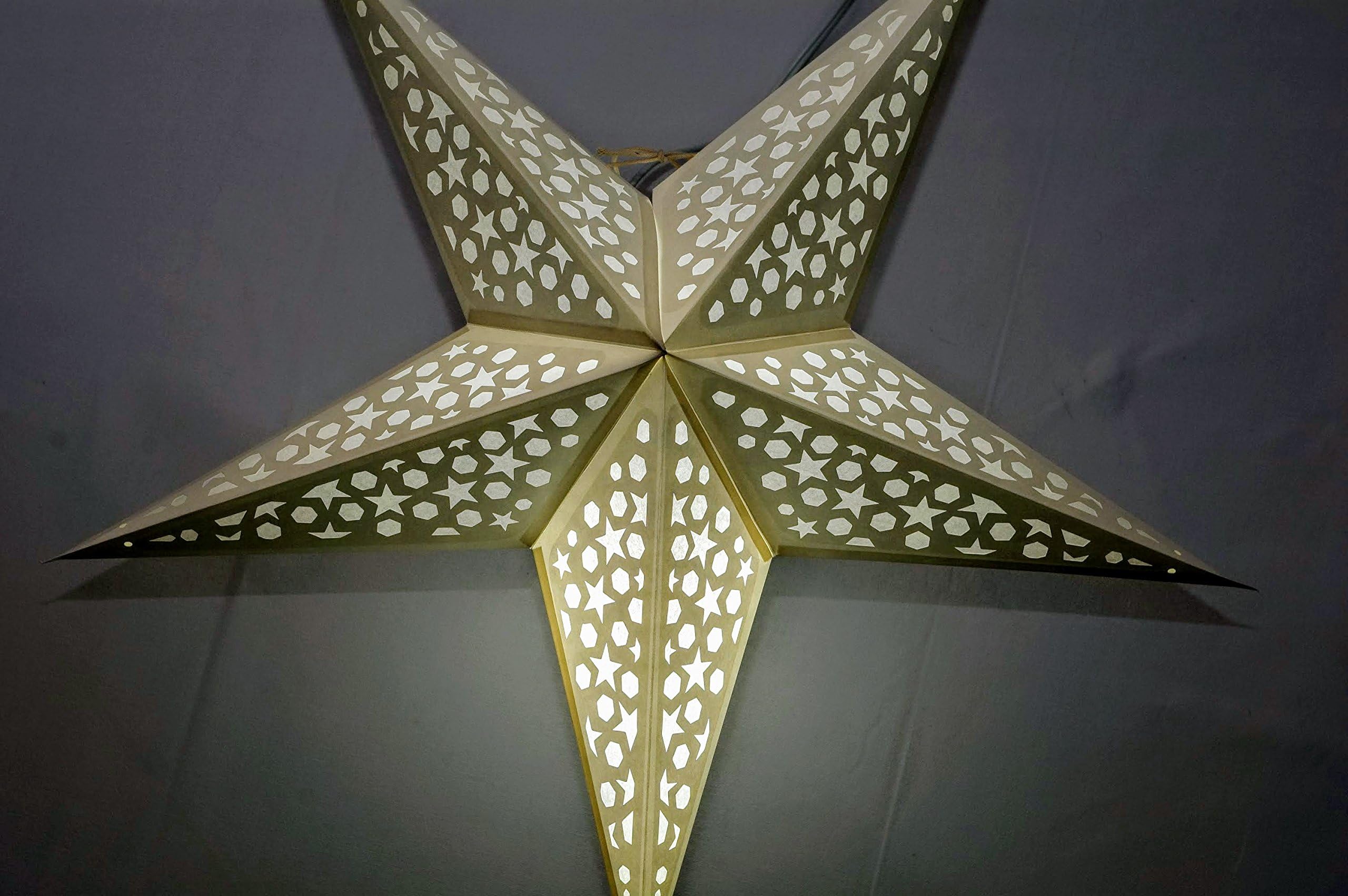 Roman Paper Star Lantern (White) by UMTA