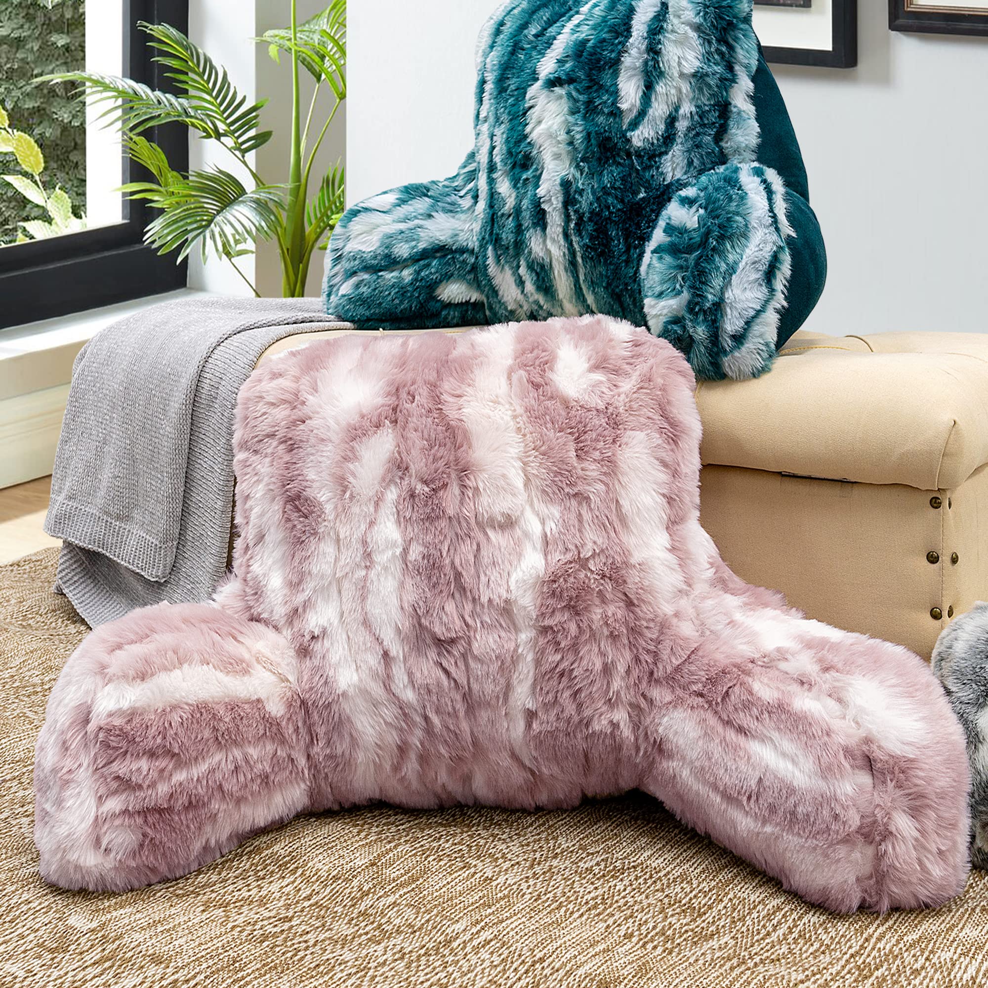 Back Pillow WOWMAX Large Body Pillow Bed Rest Reading Pillow Back