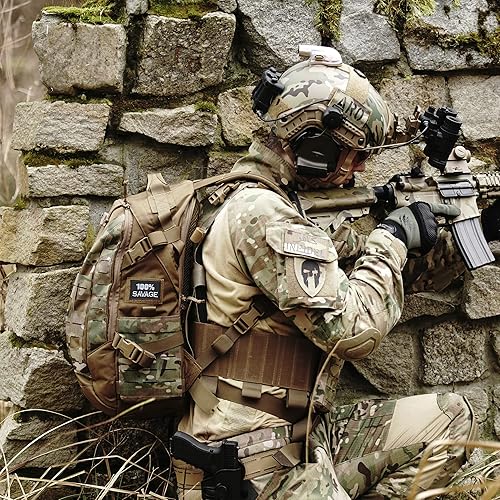 Miniatura 3 de 20 piezas de parches aleatorios tácticos con bordados morales, parches militares divertidos totalmente bordados con apliques para equipo táctico