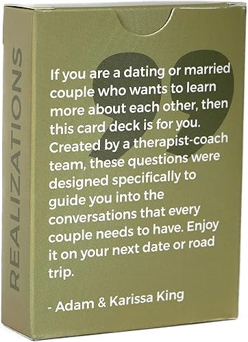 Miniatura 5 de REALIZACIONES - Baraja de cartas - Juego divertido para parejas - 52 Preguntas para ver qué tan bien conoce a su pareja - Regalo para parejas