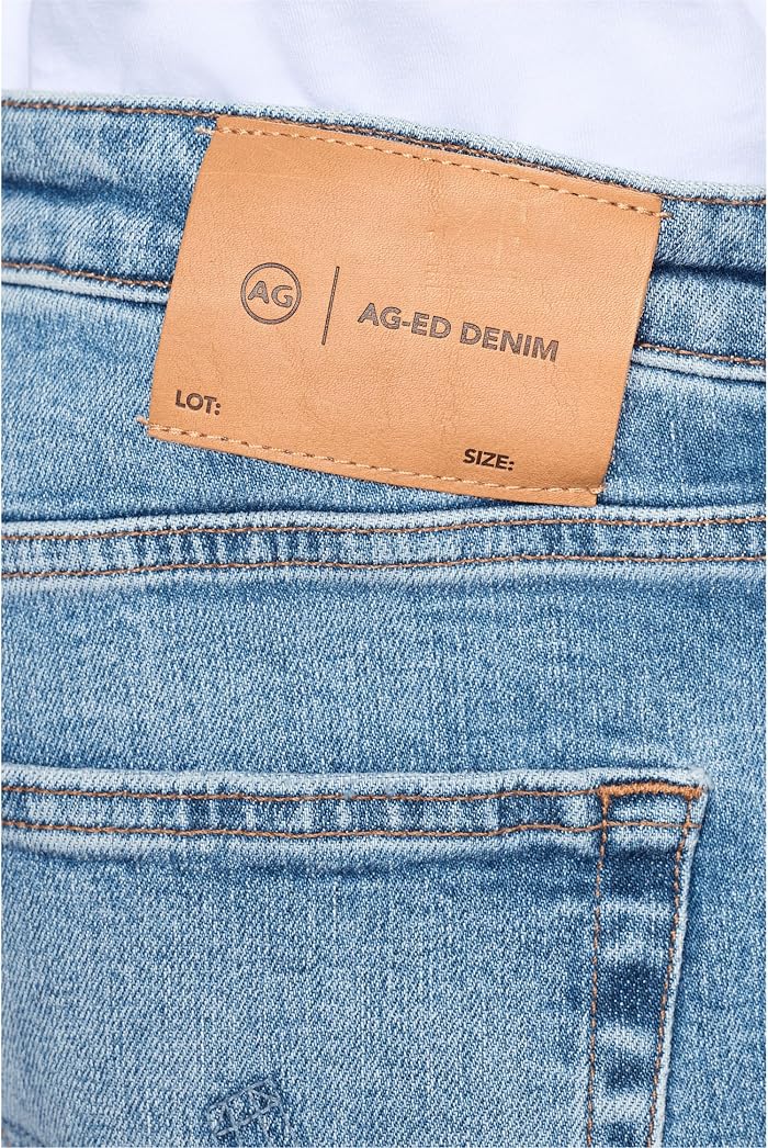 Мужские джинсы AG Protege Classic Straight Jeans 15 Years Volcanic, цвет: Синий — фото 3