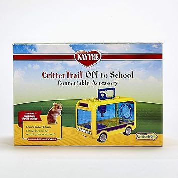 Kaytee Crittertrail Off to School Pet Carrier, Assorted Colors