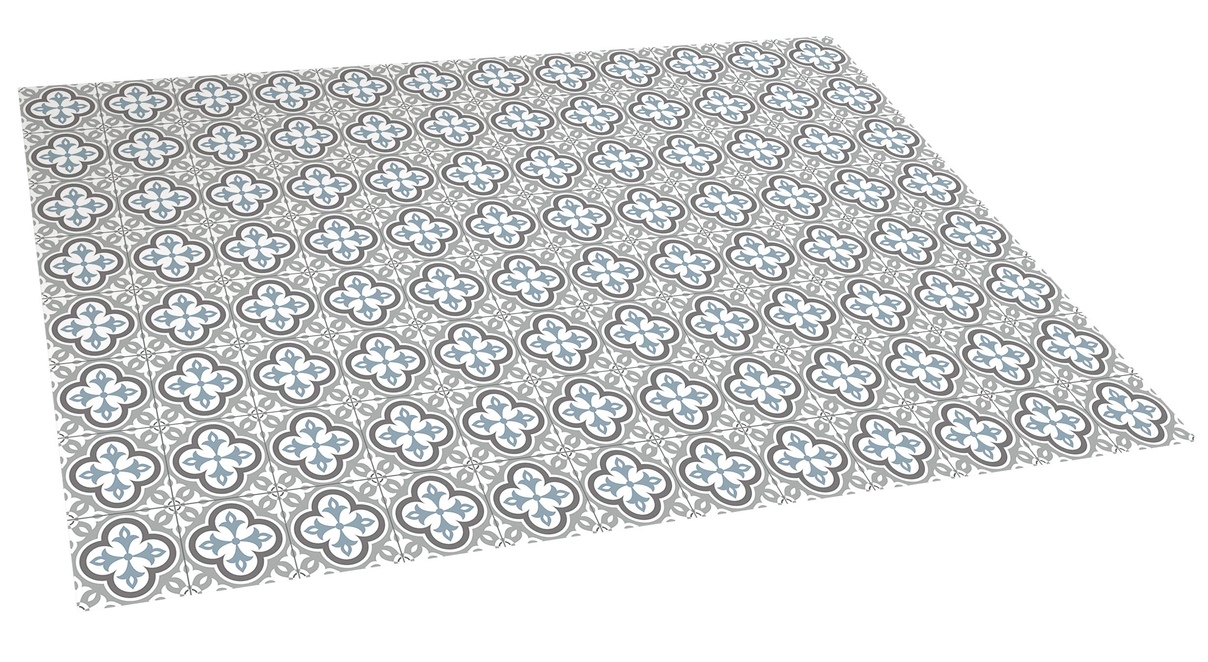 STOR PLANET Zjxsneh Tapis en Vinyle imprimé chromé, Tapis de Cuisine, Couloir, antidérapant et très Confortable, Motif Hydra Taupe 120 x 180 cm