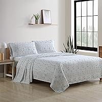 Vista 291 de Eddie Bauer - Full Sheets, Cotton Flannel Bedding Set, Brushed For Extra Softness, Cozy Home Decor (Dog Friends, Full)
