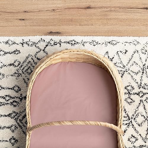 Miniatura 279 de Funda para cambiador de bebé, paquete de 2 unidades para niños, niñas (aeroplanos y nubes de acuarela), sábanas bajeras de primera calidad, funda