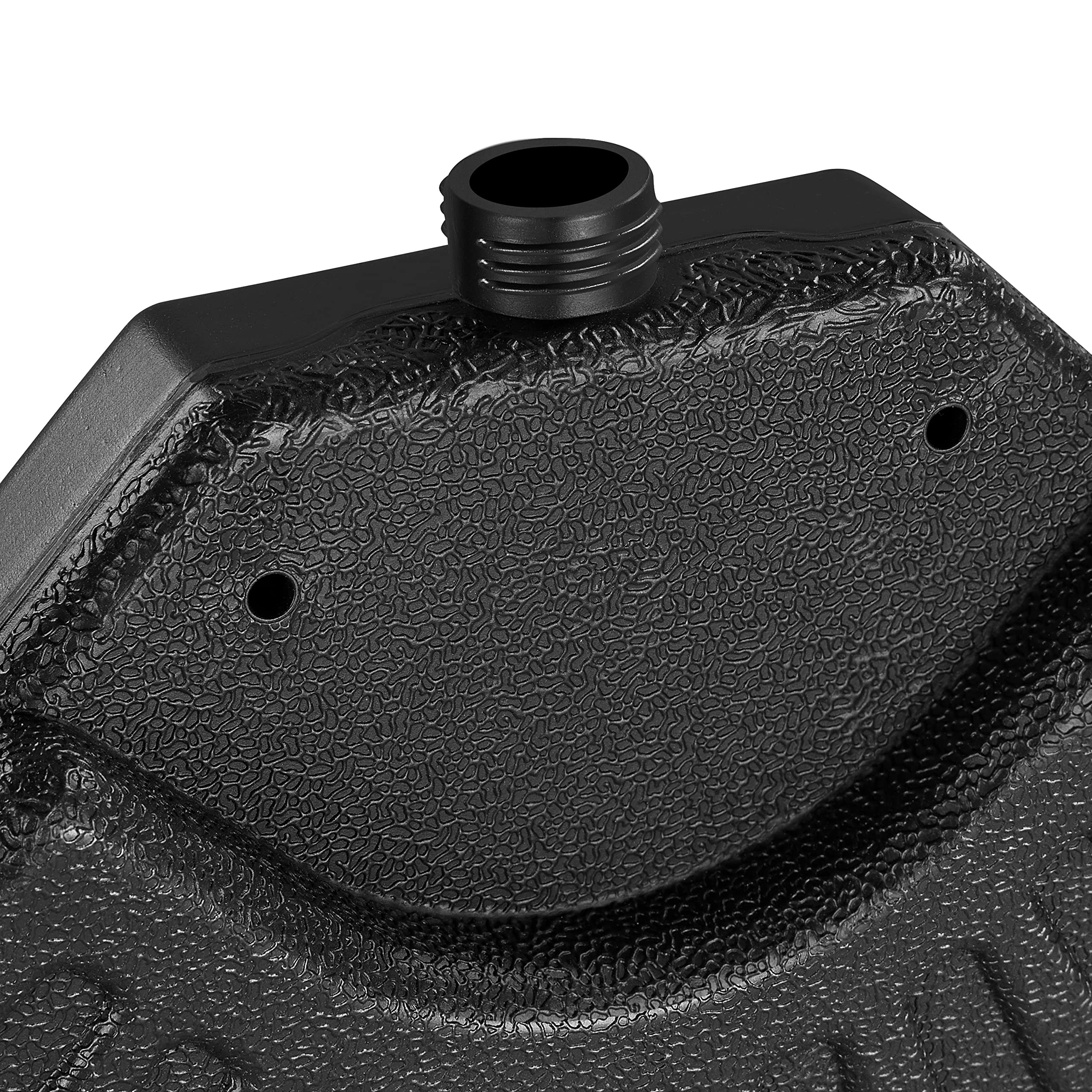 Yaheetech Sonnenschirmständer 4-teilig 48,5 cm Wasser befüllbare, Schwarz | Schirmgewicht Ampelschirm Faltbar Schirmständer mit eingebauten Griff mit 52 kg Wasser oder 66 kg Sand befüllbar