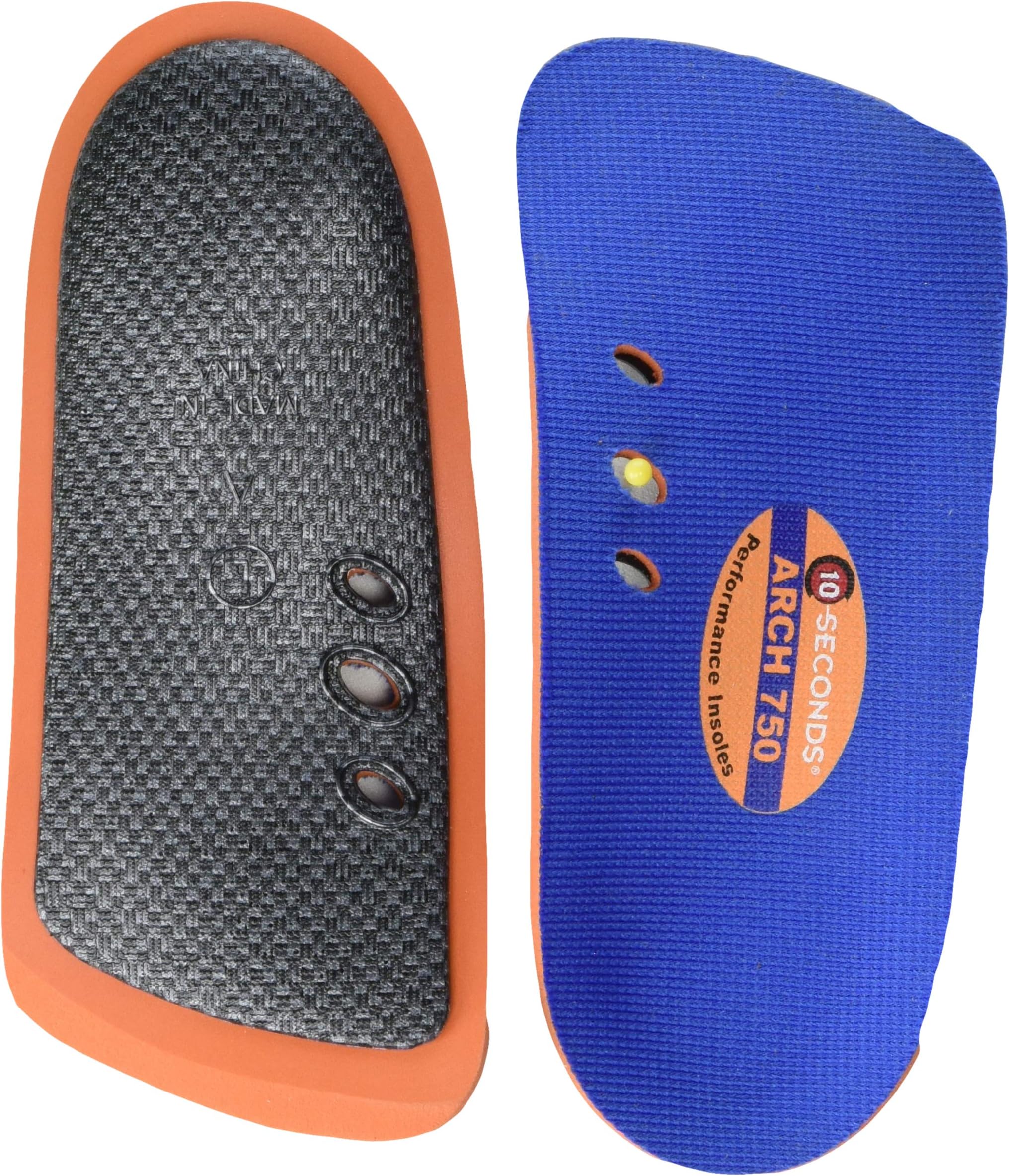 10 Seconds Arch 750 Shoe Accessory, Royal, Orange, M5-6, W7.5-8.5 Medium US