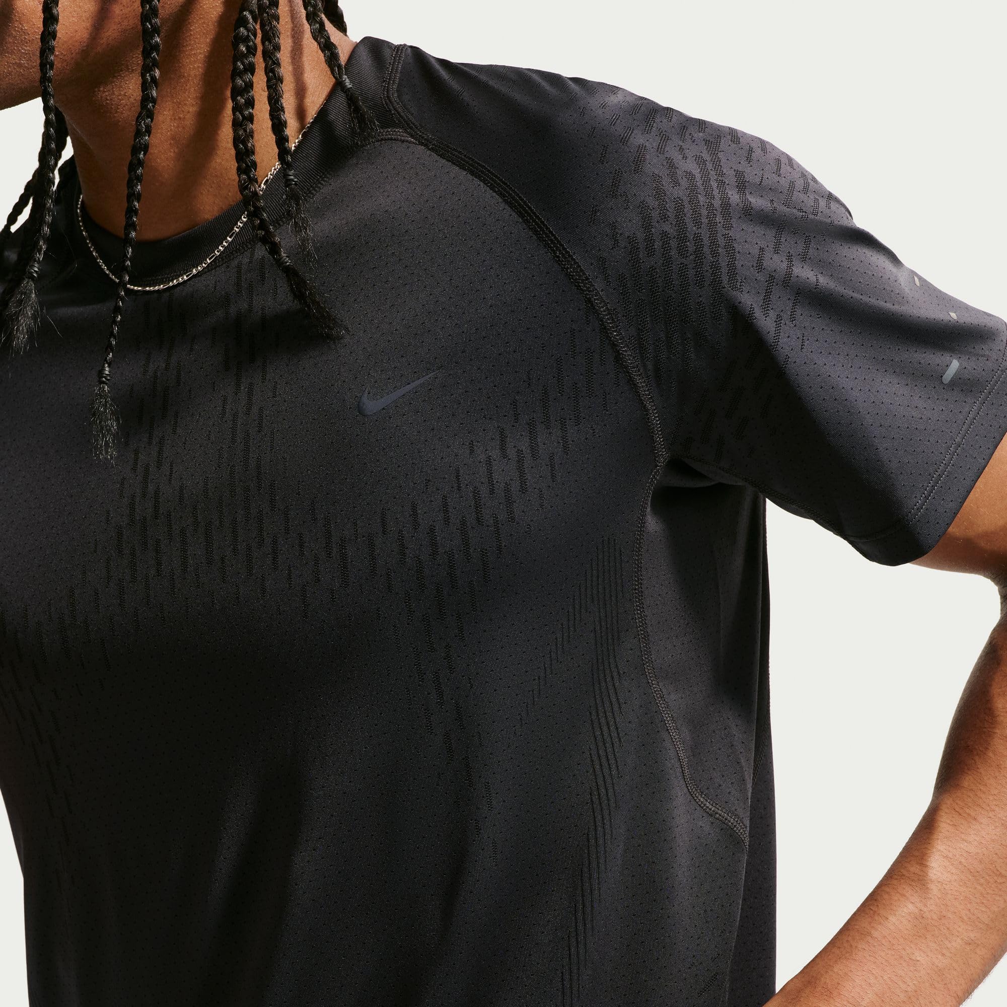 NIKE Górna część z krótkim rękawem Mężczyźni Nike Stride Nike Dri-fit Adv Kurzarm-laufoberteil Für Herren