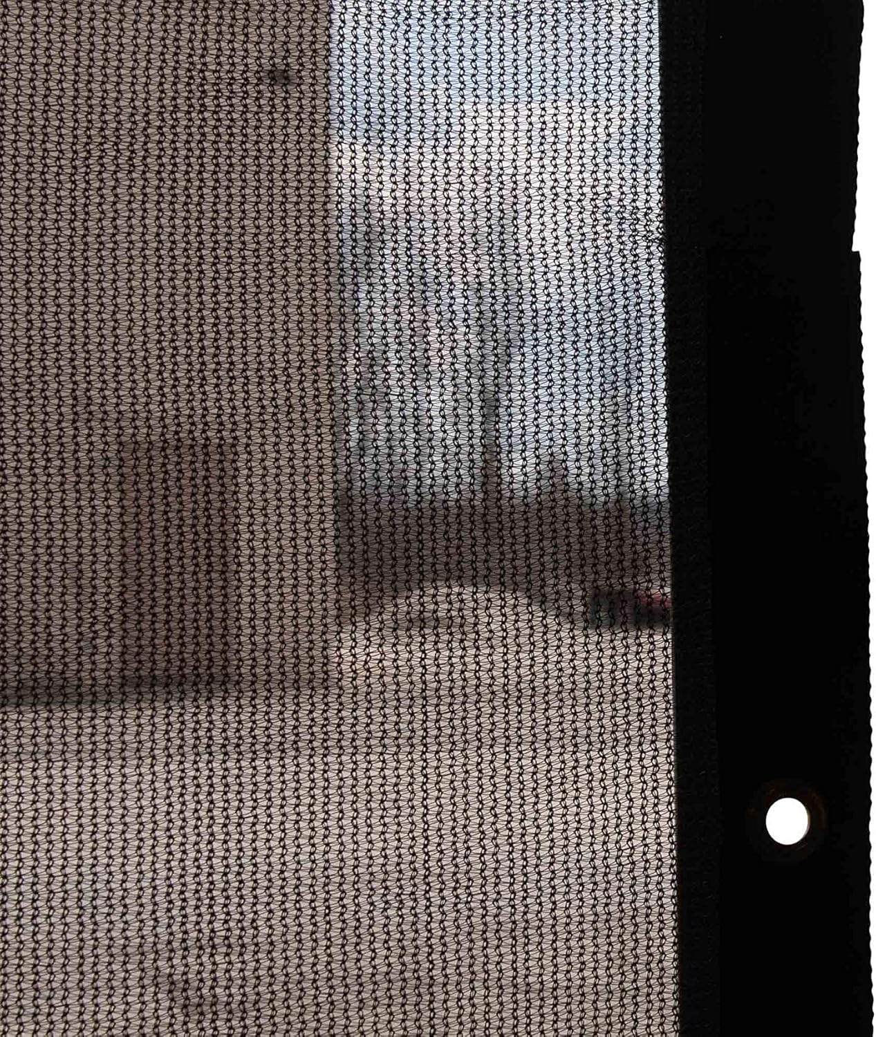 Best Promo Mytee Products 10' x 18' Black Heavy Duty 6 Oz 70% Shade Mesh Tarps with Grommets ROLL-Off | Sturdy Mesh Tarp Shades for Sun Light Blockage, Green House, Garden, Swimming Pool, Balcony Privacy Mesh