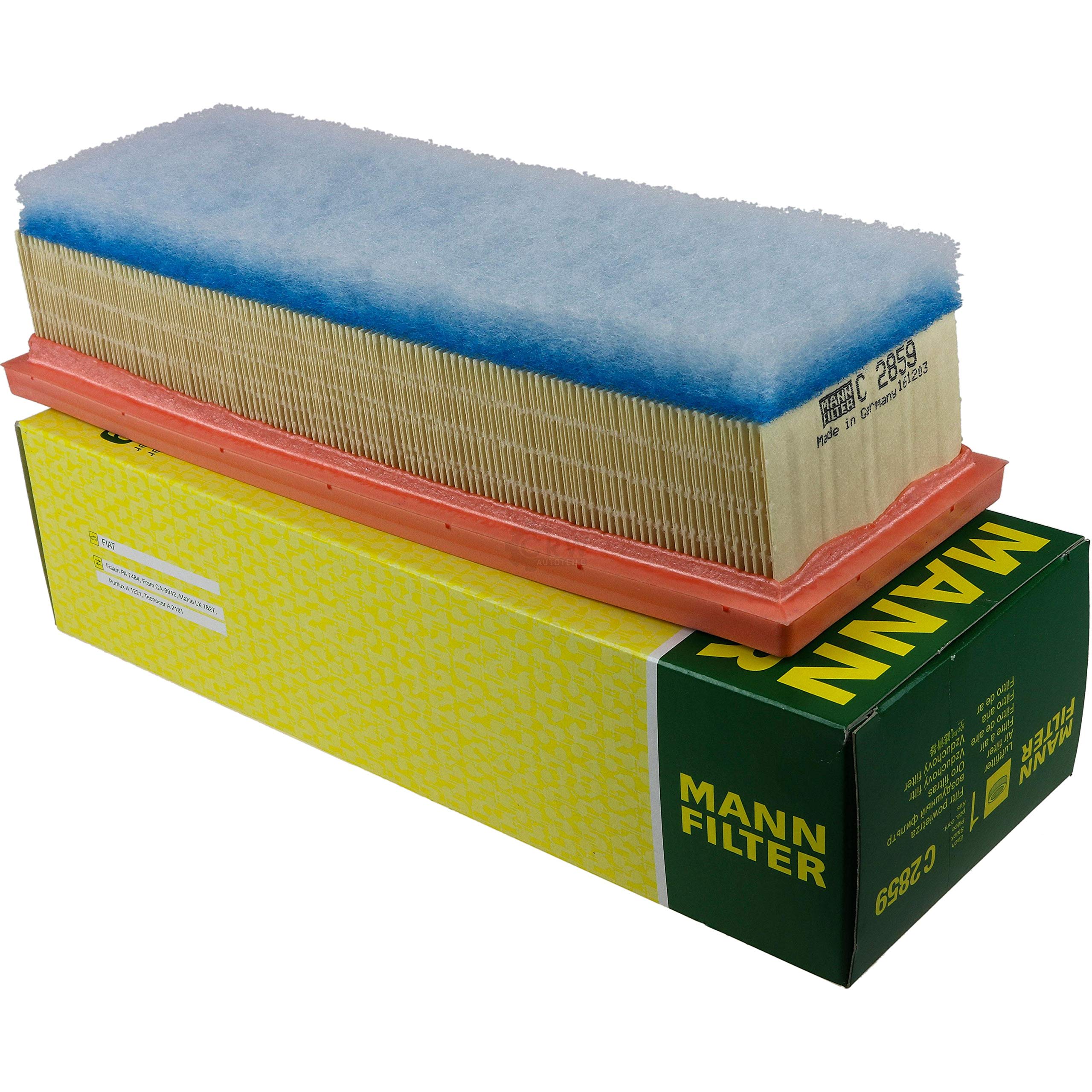 Inspektionspaket enthält 5 Liter Motoröl Longtime High Techl 5W-30 Ölfilter Luftfilter Innenraumfilter Verschlussschraube kompatibel mit KA RU8 1.2 Panda 169 169