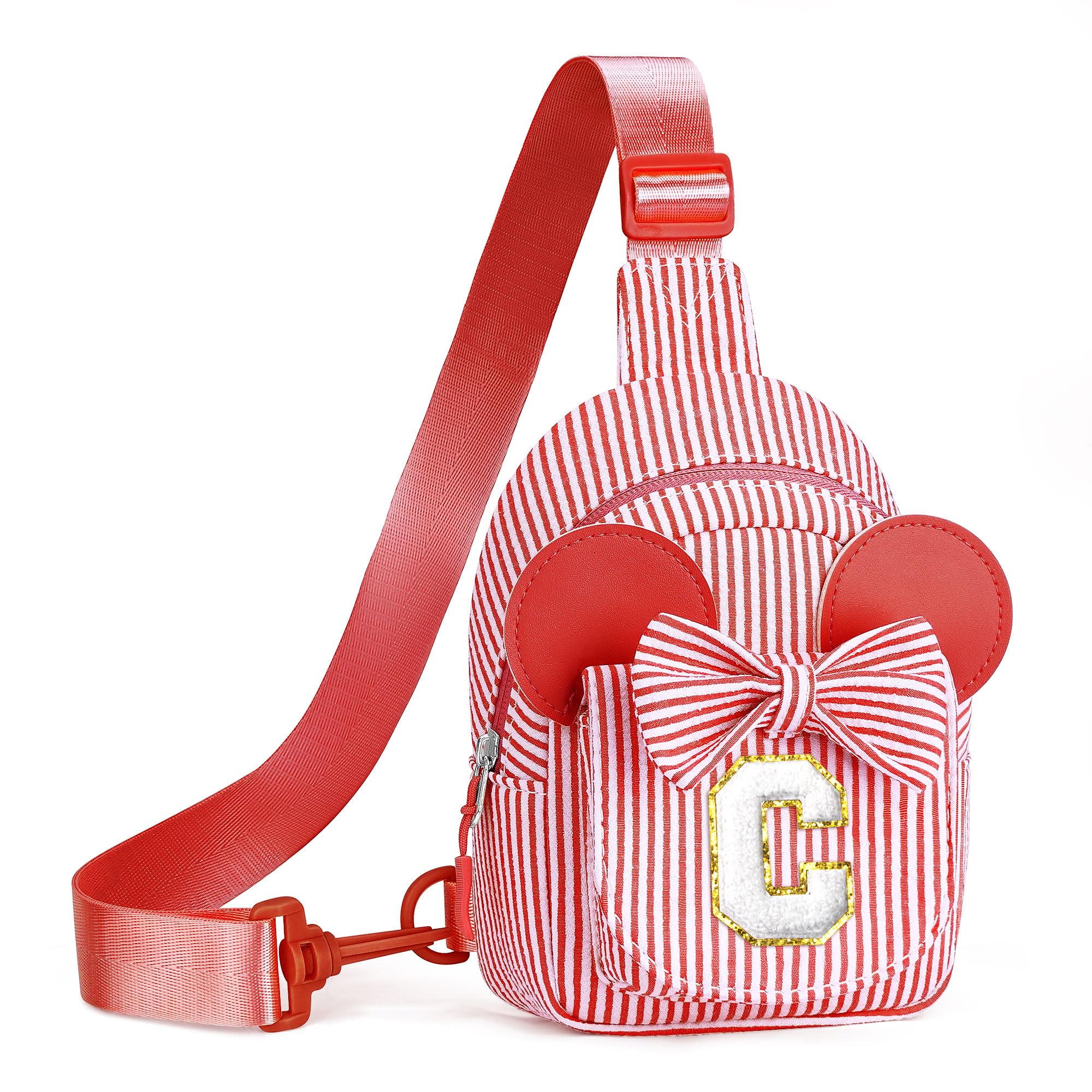 Birthday Gifts for 2 3 4 5 6 Year Old Girl Kids Sling Bag, Red C
