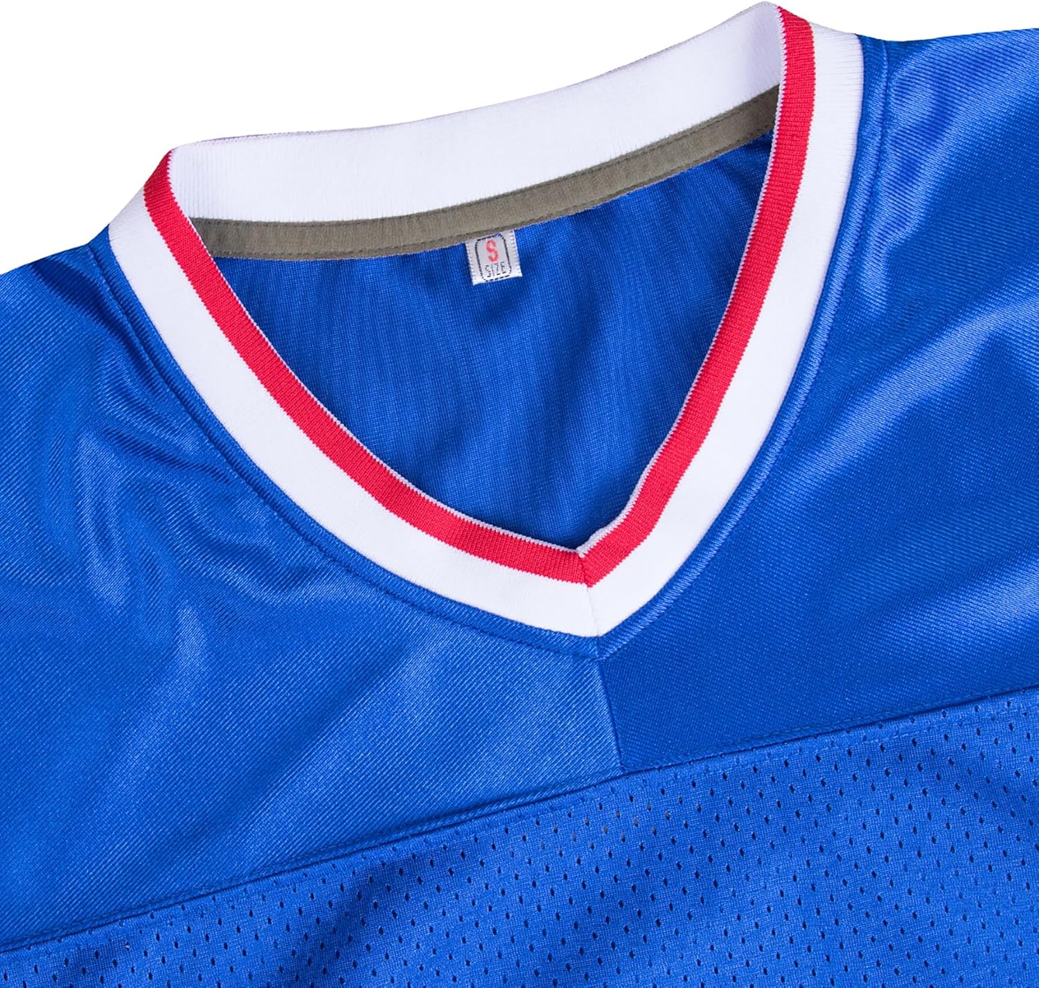 Blank Football Jersey,Mesh Practice Plain Football Shirt 90s Hip Hop Clotes - Image 6