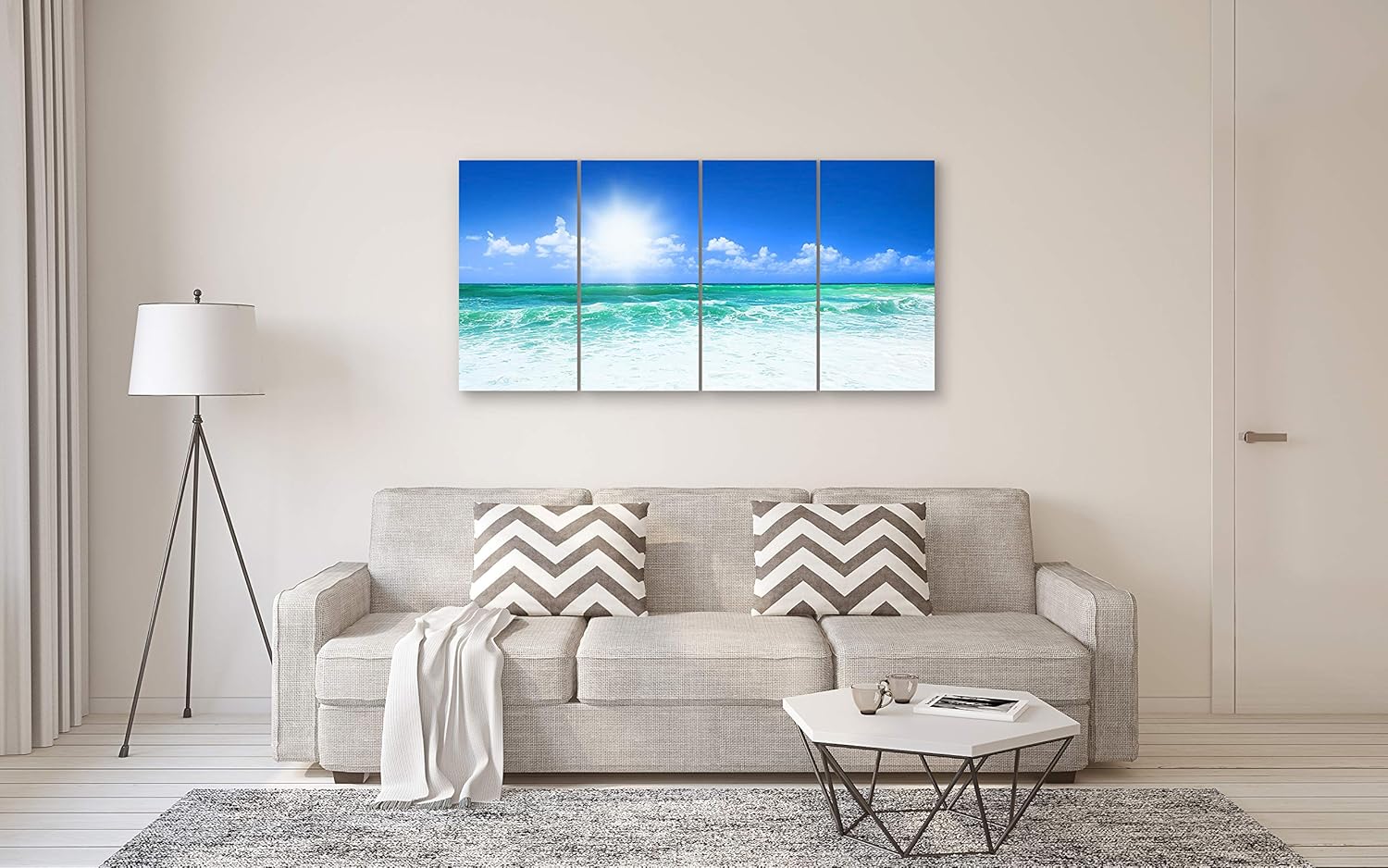 Best Deal Product Canvas Wall Art Decor - 24x24 2 Piece Set (Total 24x48 inch) - Decorative & Modern Multi Panel Split Canvas Prints for Dining & Living Room, Kitchen, Bedroom & Office (3103 - Beach) Flash Deals - 60% OFF Canvas Wall Art Decor - 24x24 2 Piece Set (Total 24x48 inch) - Decorative & Modern Multi Panel Split Canvas Prints for Dining & Living Room, Kitchen, Bedroom & Office (3103 - Beach)