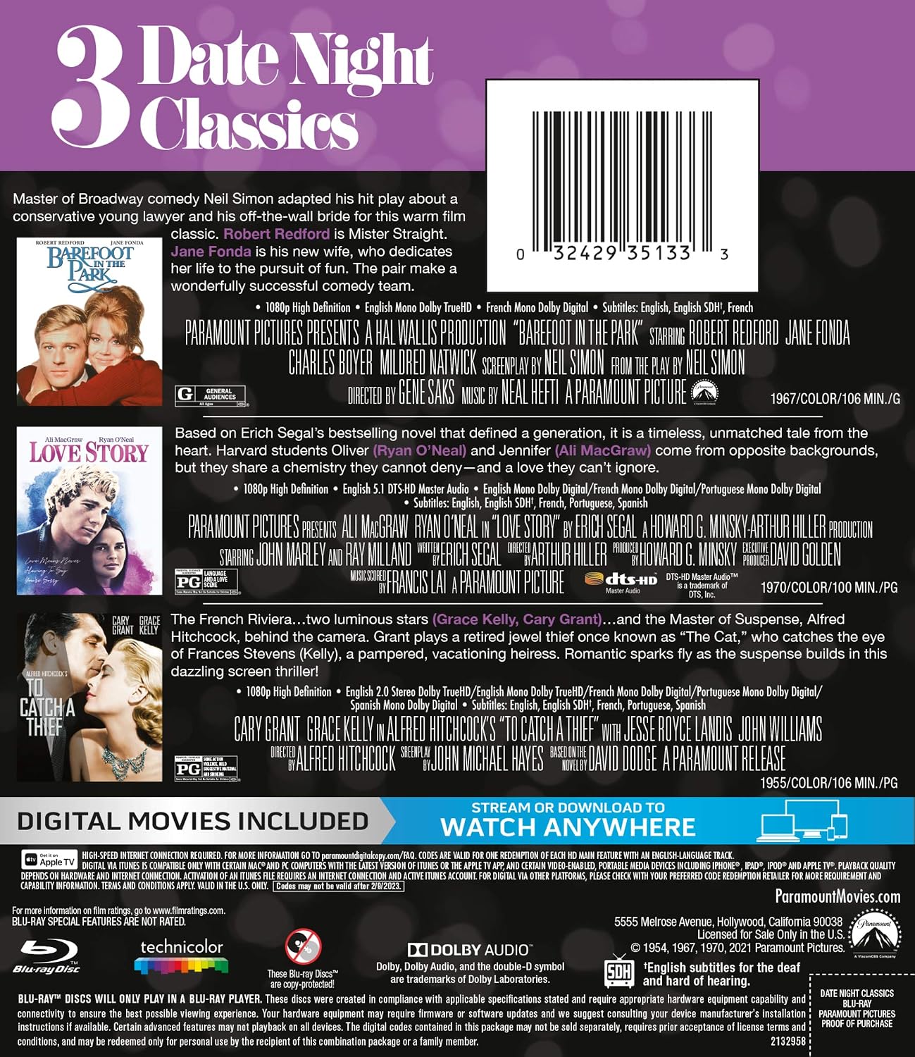Date Night Classics (Blu-ray + Digital) image 2