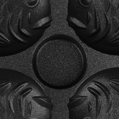 Miniatura 7 de TELoni Taiyaki - Molde doble para panqueques japonés con forma de pez, molde para tartas, panqueques, panqueques, pan, aleación de aluminio, sartén