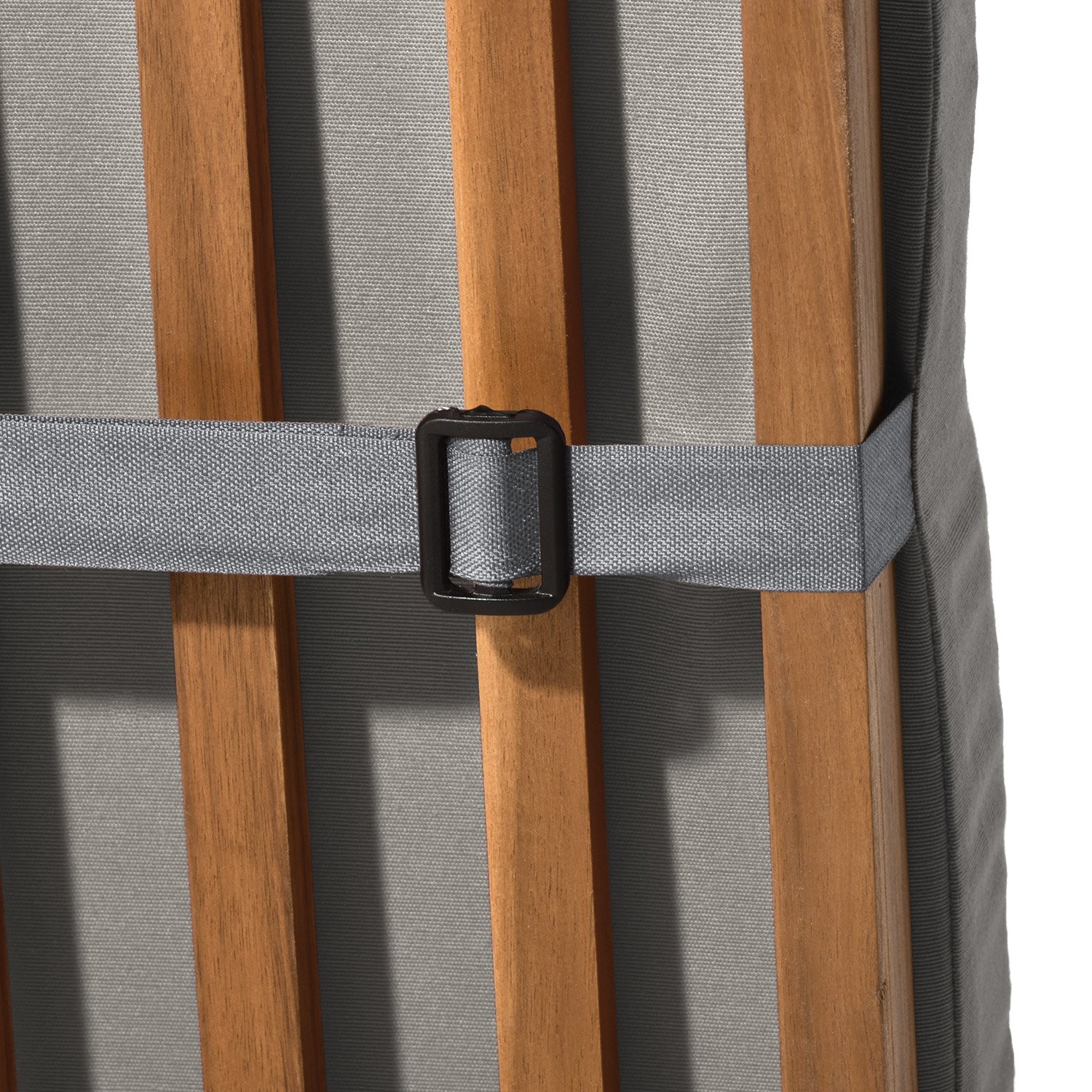 Beautissu 2x Cuscino per Sdraio da Esterno 175x45x5 cm LoftLux DC – Cuscini Imbottito da Giardino o Mare sfoderabile per Sedie Poltrone Giardino – Grigio Chiaro