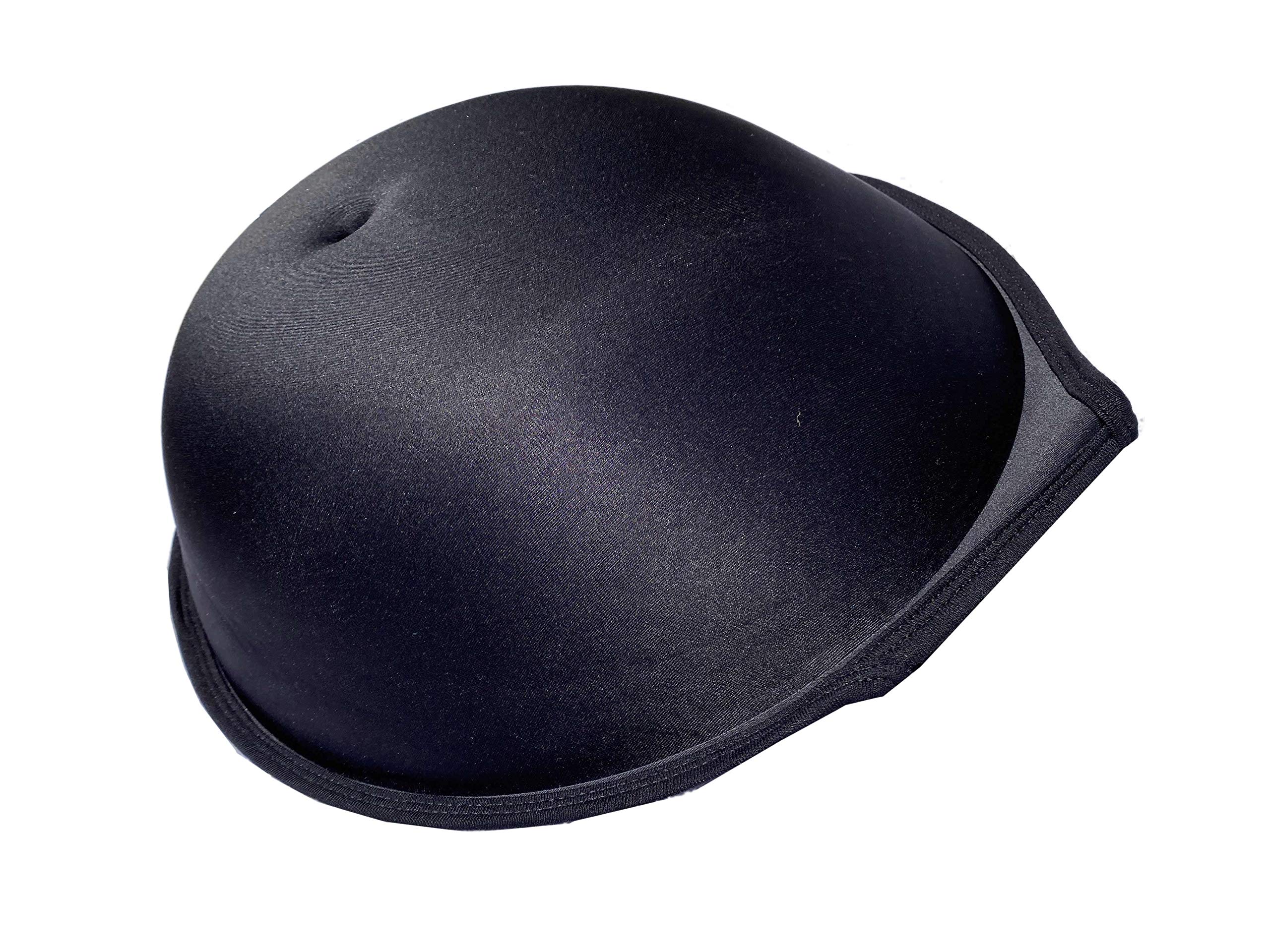BIMEI Bauchkissen für Schwangere, dünn, atmungsaktiv, mit Stoffbeutel - Schwarz - 34/36 DE M