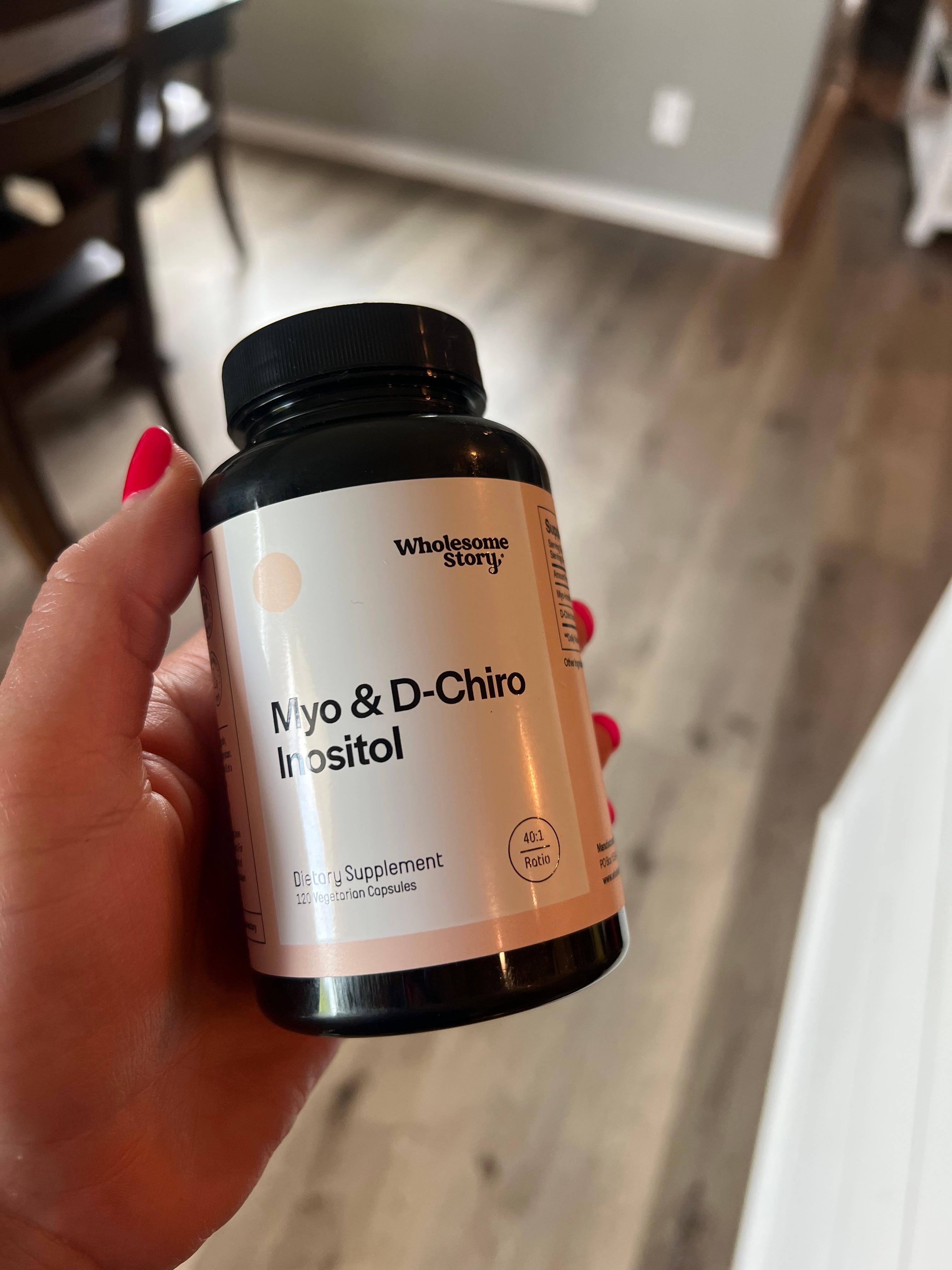 Wholesome Story Myo-Inositol & D-Chiro Inositol Supplement for Women | Fertility Supplements for Hormonal Balance & Ovarian Health Support | Myoinositol | Ideal 40:1 Ratio | 30 Servings