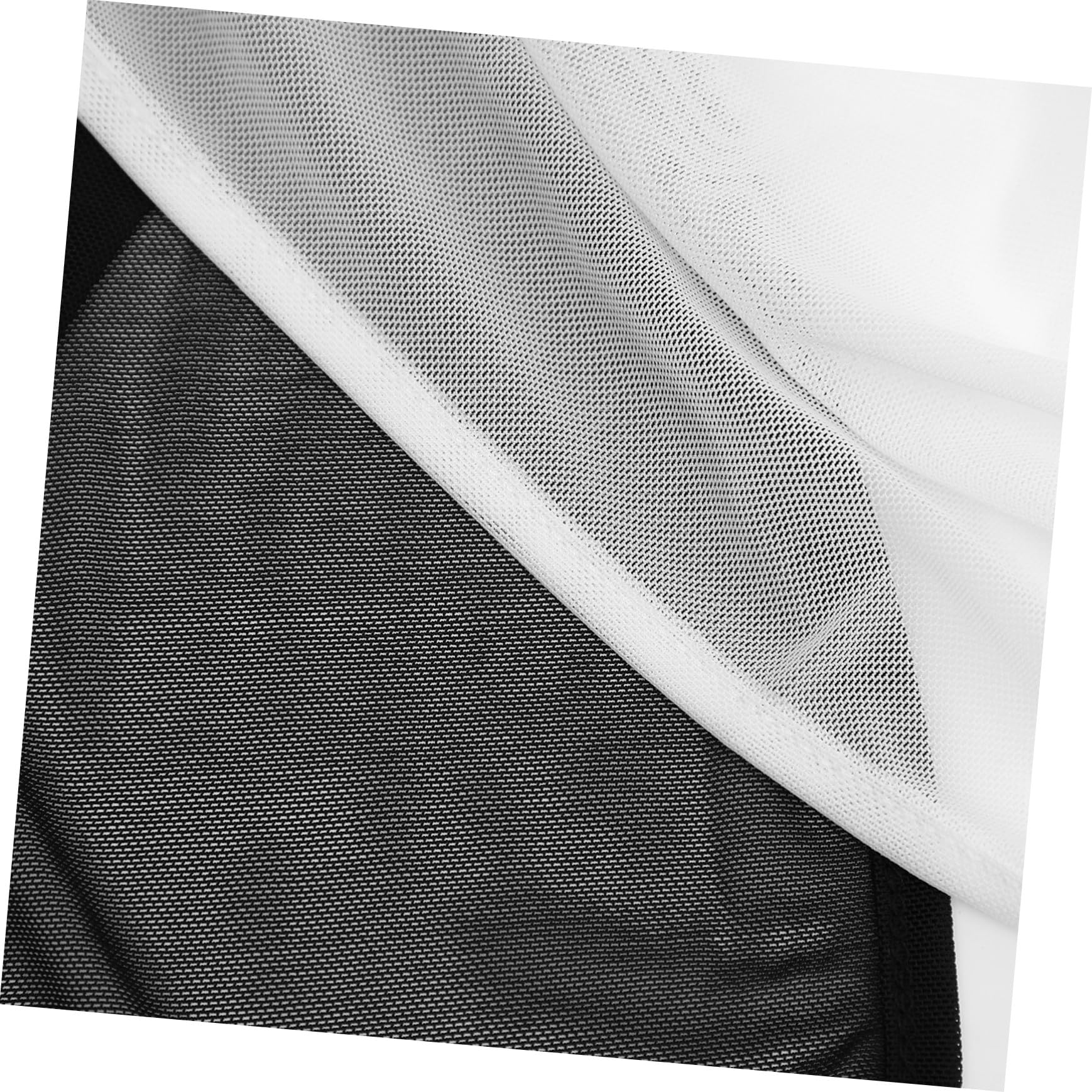 Beaupretty Camiseta de Malla Transparente para Mujer Conjunto de Top de Manga Larga con Cuello Semialto para Ocasiones Especiales