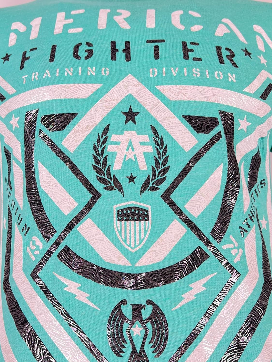 American Fighter Men's T-Shirt Lost Springs Crew Neck S Blue