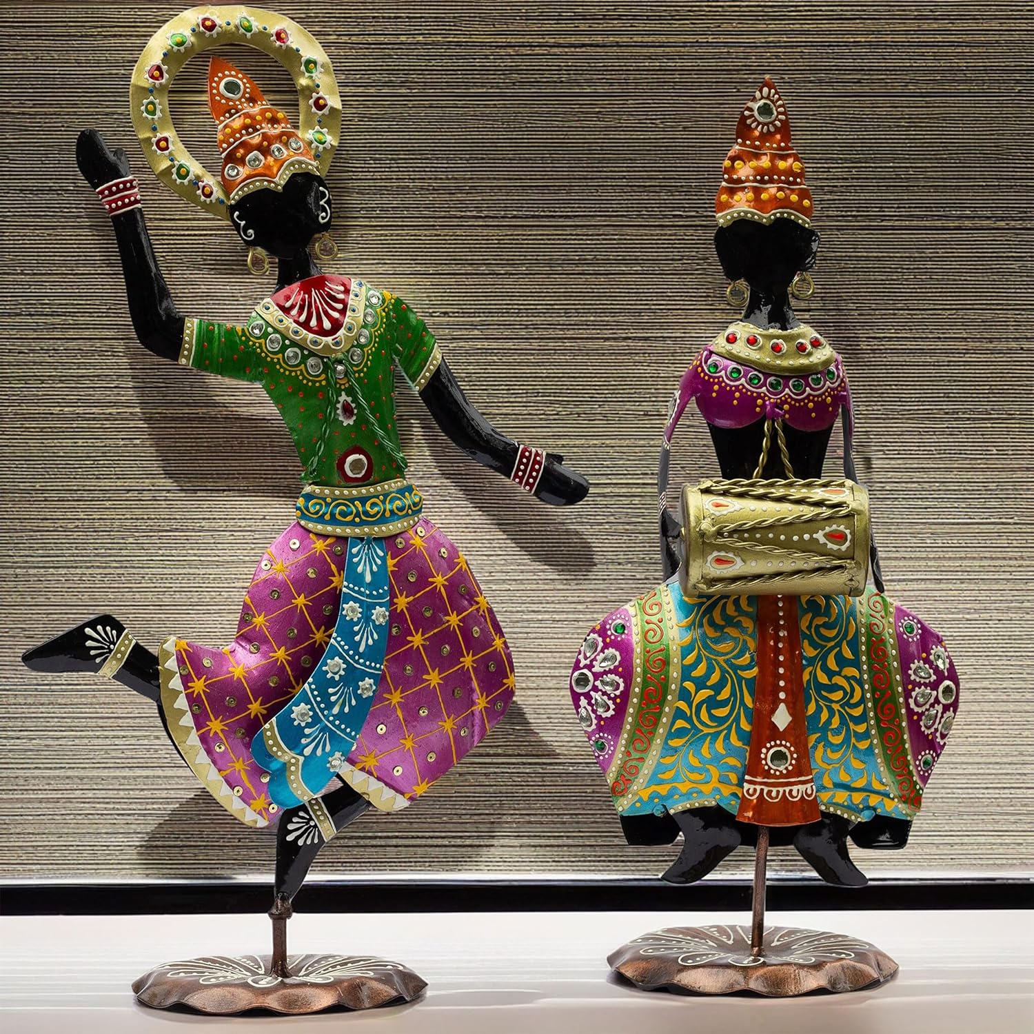 Handcrafted Antique Dancer Figurines 