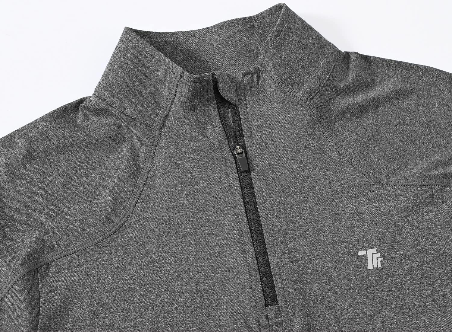 BGOWATU Women's Long Sleeve Golf Polo Shirts Quarter Zip Pullover UPF 50 Sun Shirt for Women Dry Fit Running Tops - Image 6