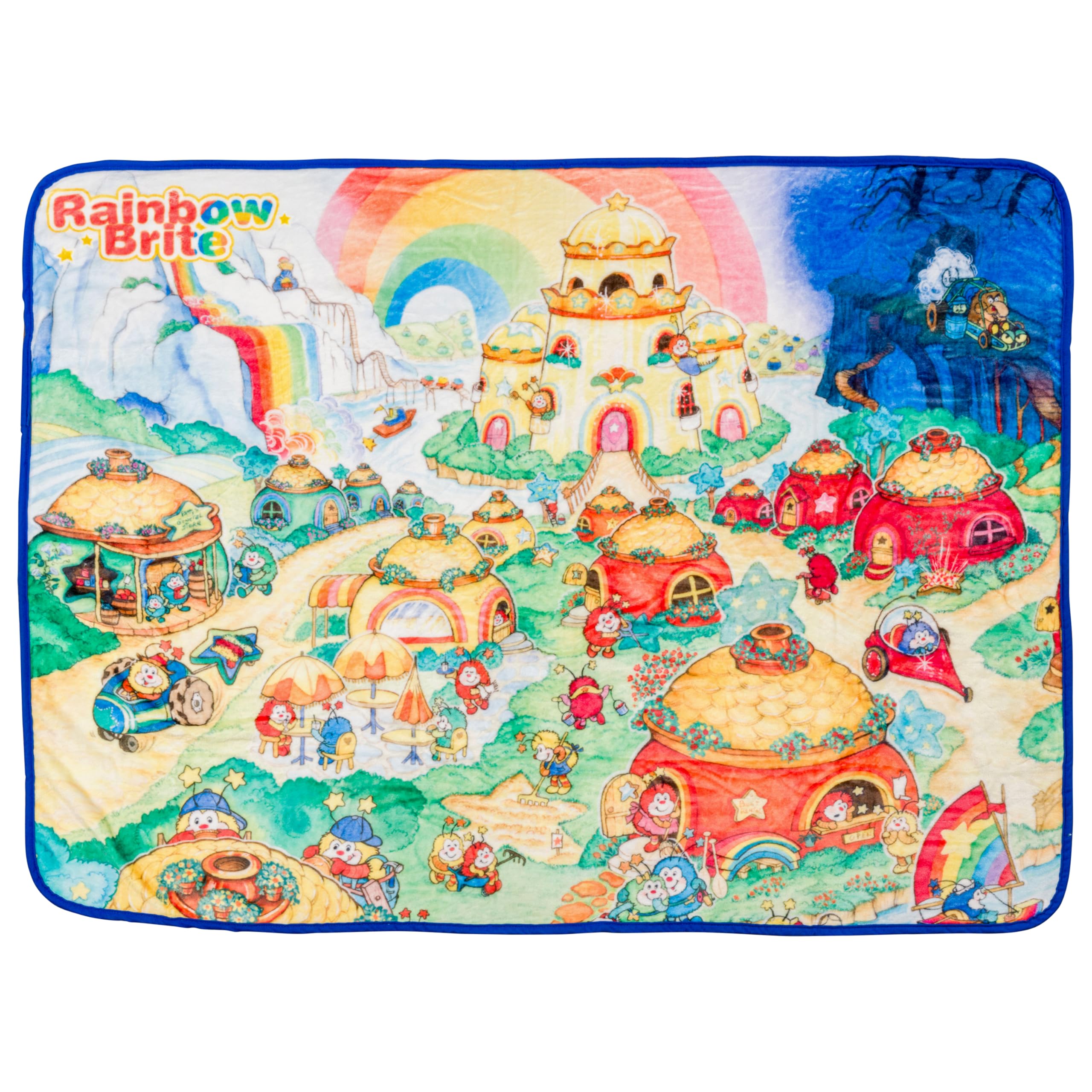 Silver Buffalo Rainbow Brite in Rainbowland, Fleece Throw Blanket, 45x60in