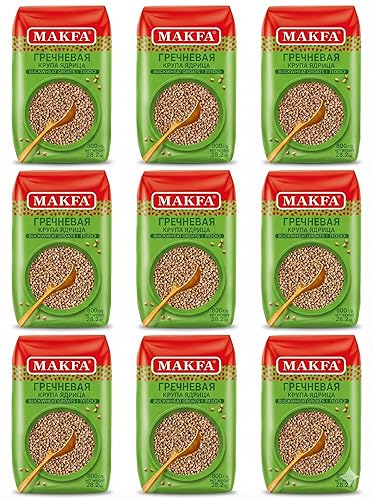 Makfa Granos de trigo sarraceno de alta calidad de 28.22 oz28.2 onzas, producto Kosher sin OMG, Grechka ideal para dieta de pérdida de peso (paquete
