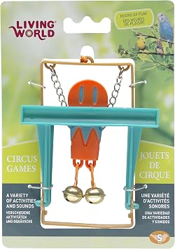 LIVING WORLD LW Bird Toy Monkey - Orange