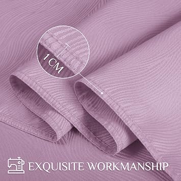 Softalker Purple Tablecloth Wipeable,Jacquard Table Cloths Wipe Clean 140x200 cm Rectangular,Water Resistant,Table Cloths Dining Table Cover Decorations Indoor Outdoor Garden Spring Summer,55x70 inch
