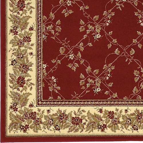 Miniatura 5 de Radici USA Como - Alfombra de área, 3'3" x 4'11", color rojo