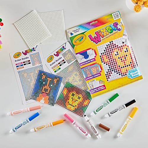 Miniatura 7 de Crayola Wixels - Kit de actividades de animales, juego de colorear Pixel Art, regalo para niños, edades de 6, 7, 8, 9 años