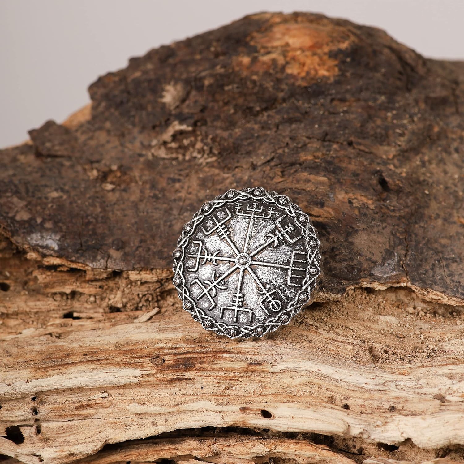 HAQUIL Celtic Wiccan Symbols Amulet Talisman Pendant Brooch Pin Celtic Jewelry Gifts for Men and Women - Image 2