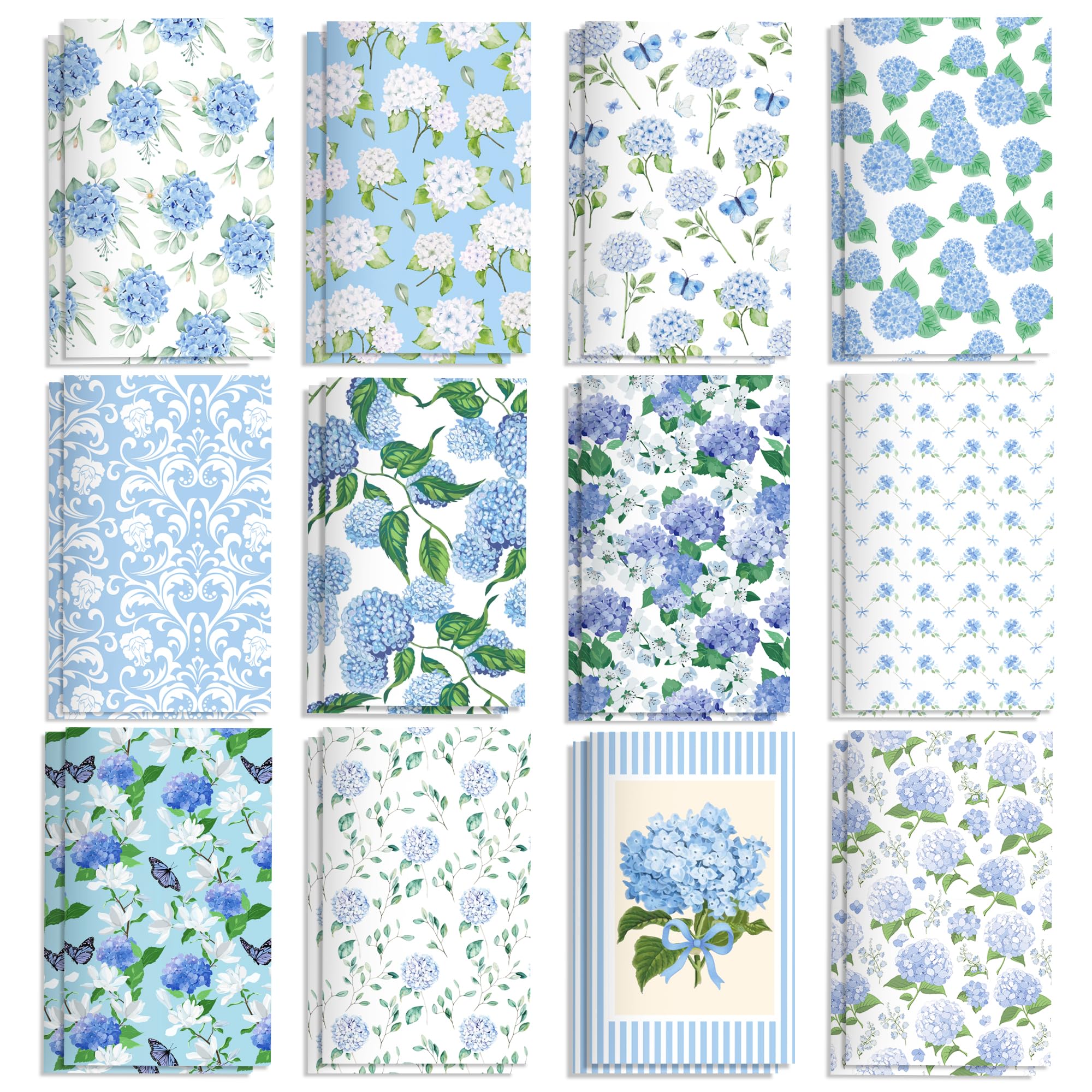 Mini Notebooks de hortensias evita perder ideas con estas libretas de bolsillo 8