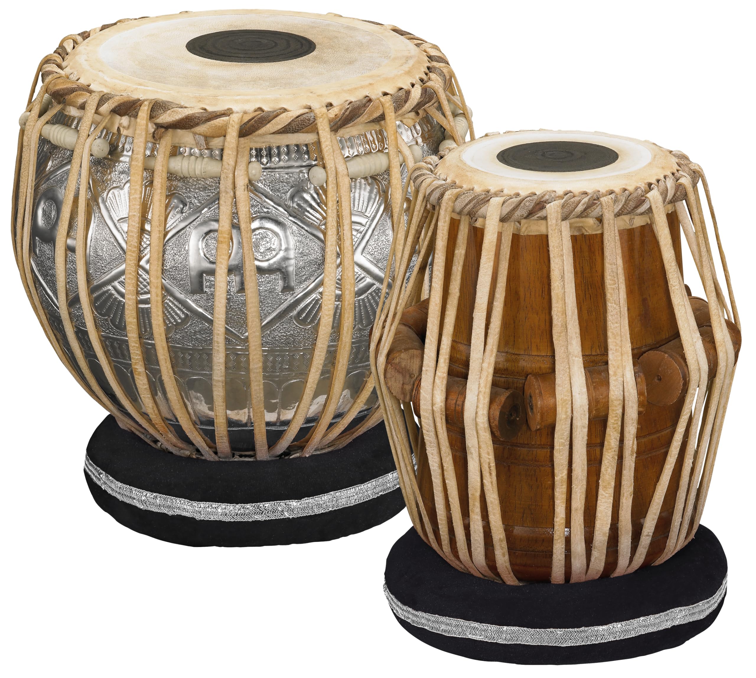 Meinl Percussion TABLA - Set di tabla, collezione Artisan, diametro Dayan/Bayan 5,5"/8,5" (13,97/21,59 cm), colore: Cromato/naturale