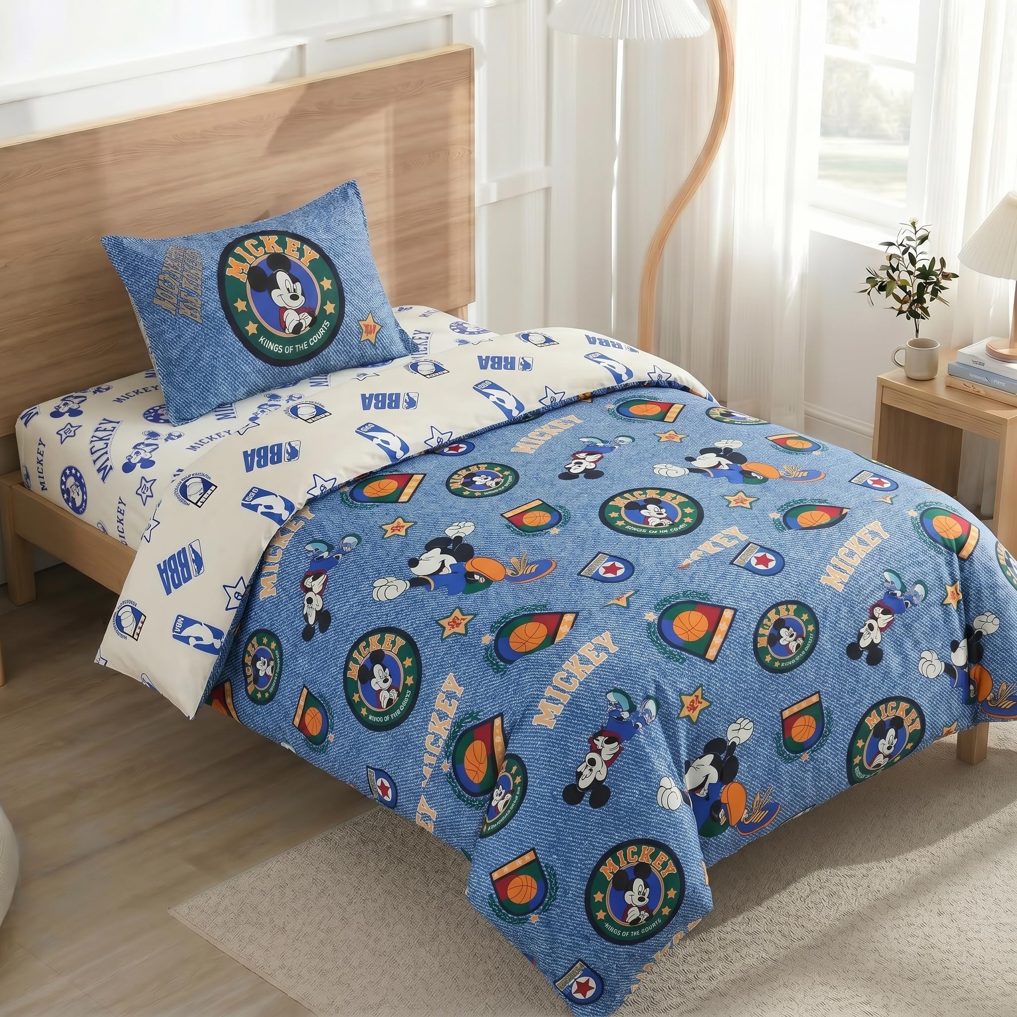 Amazon.com: Northwest Disney Mickey Mouse Twin Comforter Set