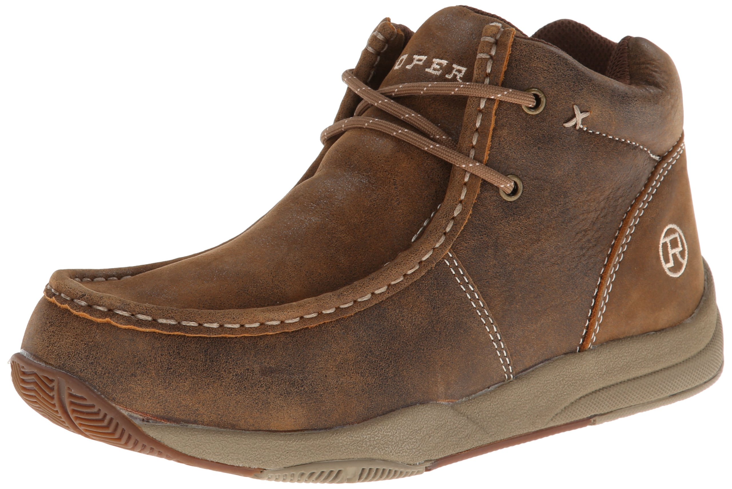 ROPERMens Clearcut Round Toe Chukka Casual Boots Ankle - Brown