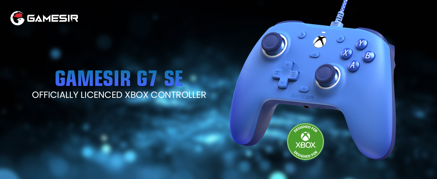 【新品】GameSir G7 SE Blue コントローラー ブルー GameSir G7 SE Blue Wired Xbox Controller for PC, Xbox Series X/S